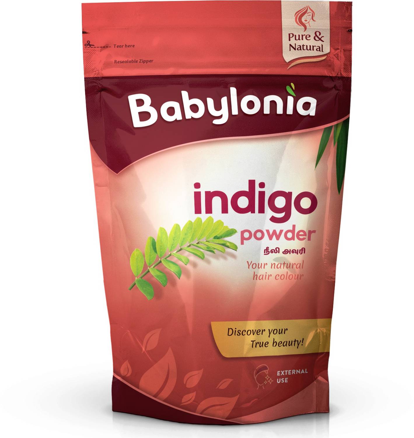 Babylonia Indigo Neeli Avuri Powder - 100g for Black Hair Colour