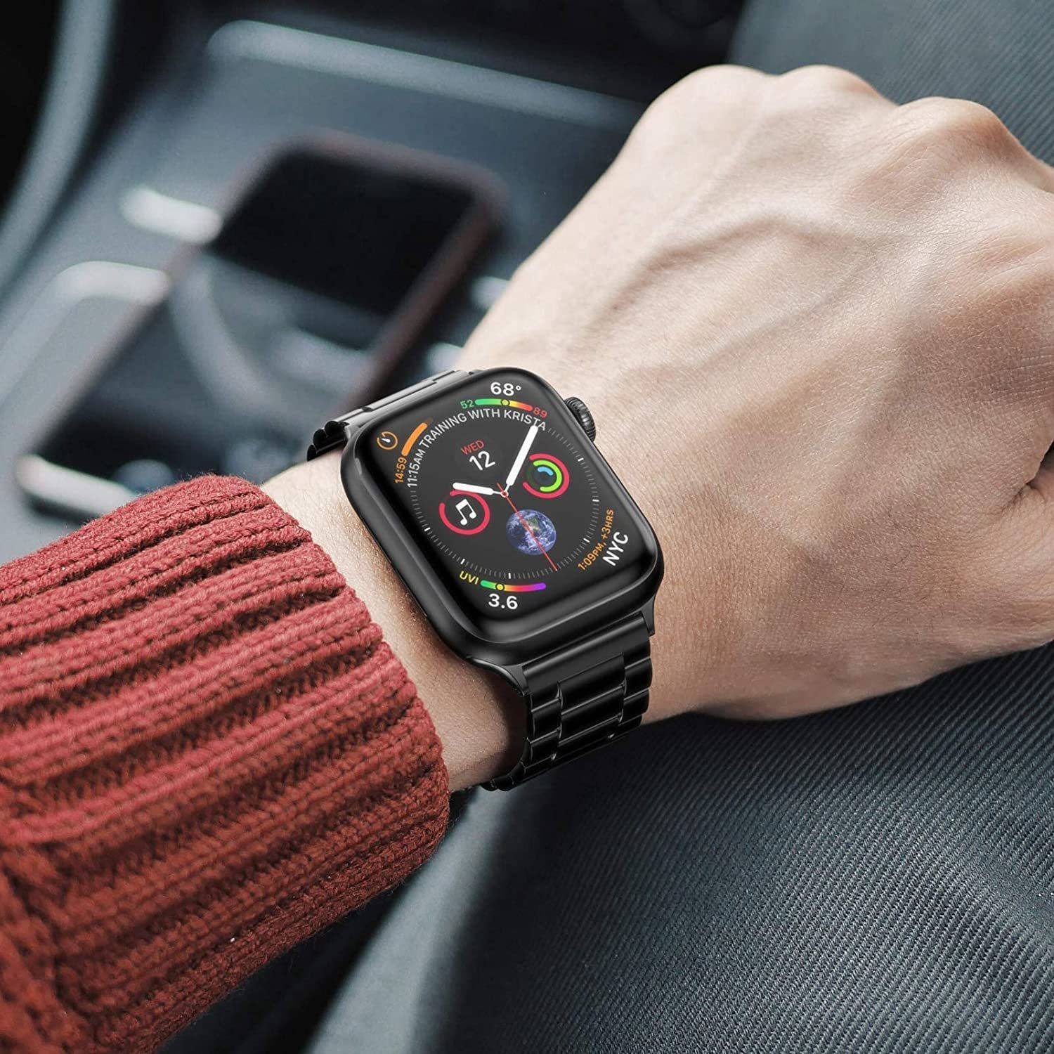 Viraan Apple Watch Band 44mm 42mm Stainless Steel - Image 4