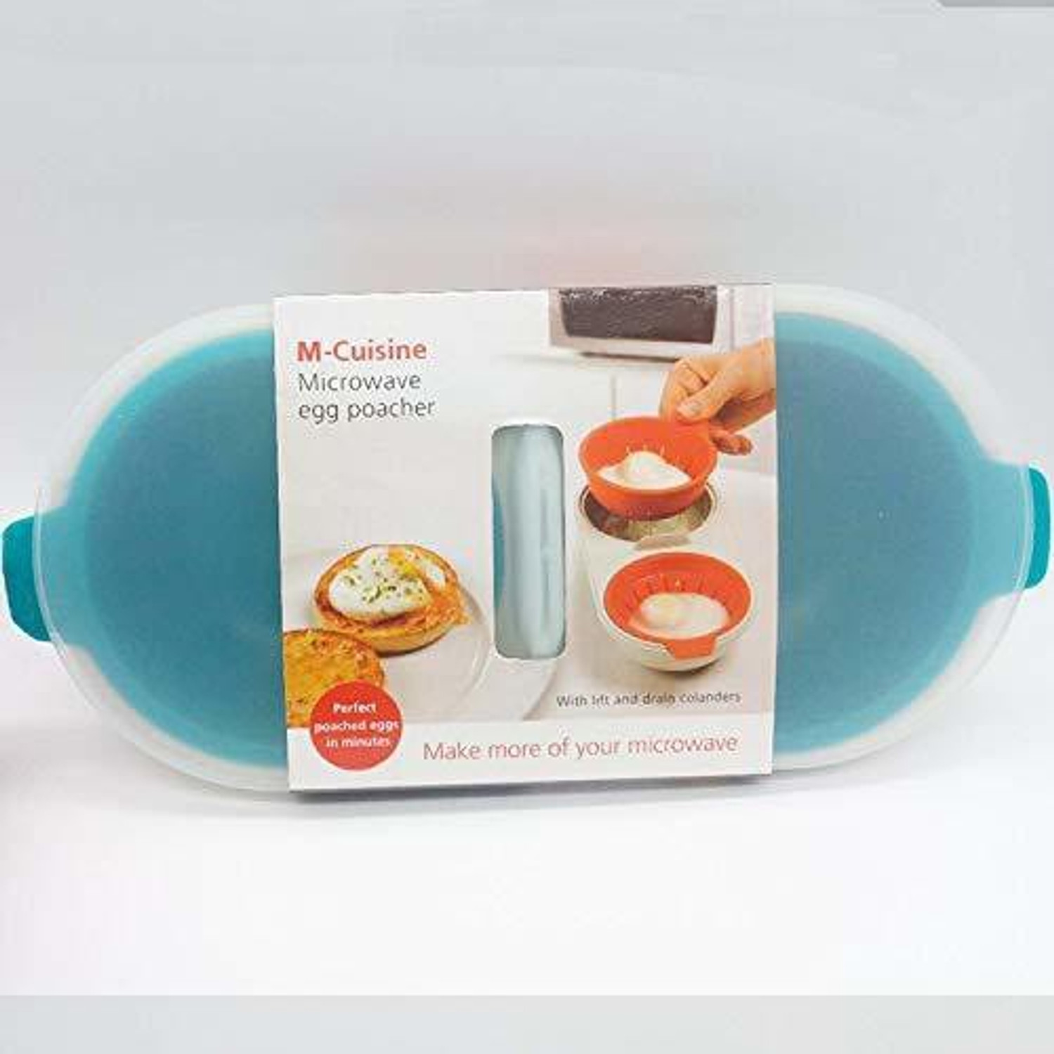 Image of Primetan Microwave Egg Poacher | Oil Free Microwave Omelet Maker | Blue Boiled Egg Cooker Microwave| Microwave Egg Poacher | Microwave Omelet Maker Egg Cooker