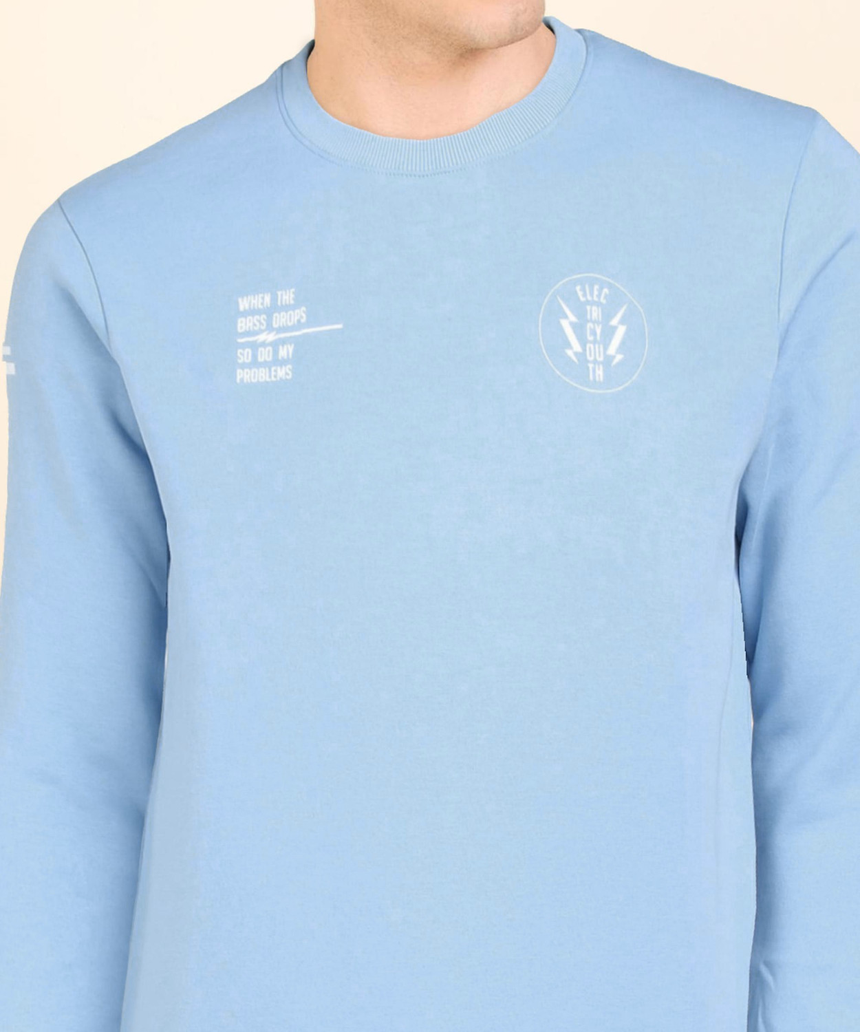Image of NUMERO UNO Full Sleeve Printed Men Sweatshirt