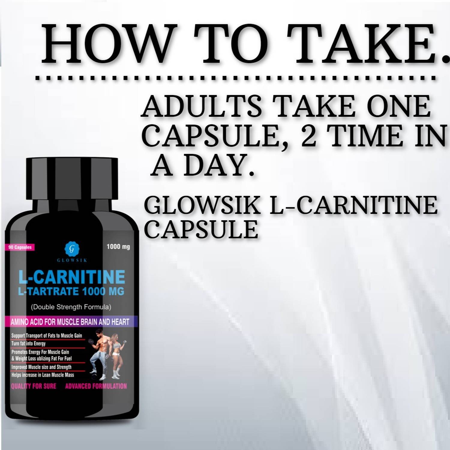 G GLOWSIK L-Carnitine L- Tartrate for weight loss pre work out supplements  - 90 capsules Price in India - Buy G GLOWSIK L-Carnitine L- Tartrate for  weight loss pre work out supplements -