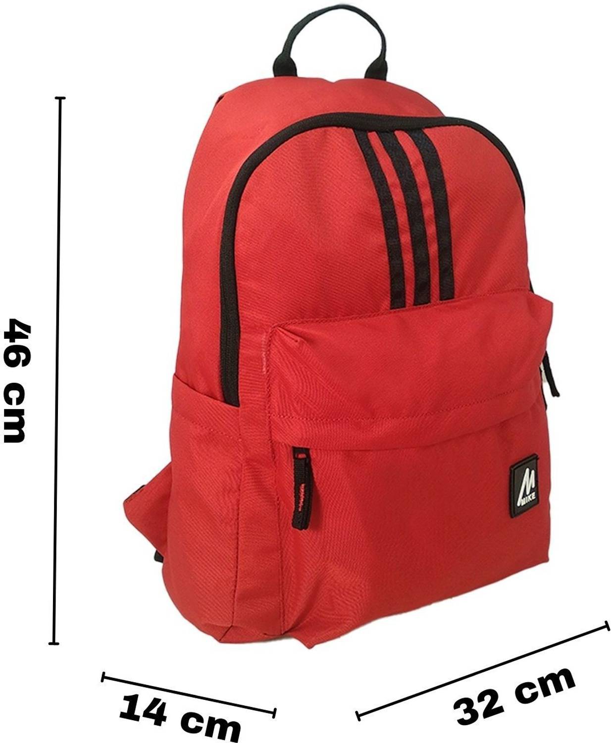 Mike Medium 25 L Backpack Daypack Lite (Red)