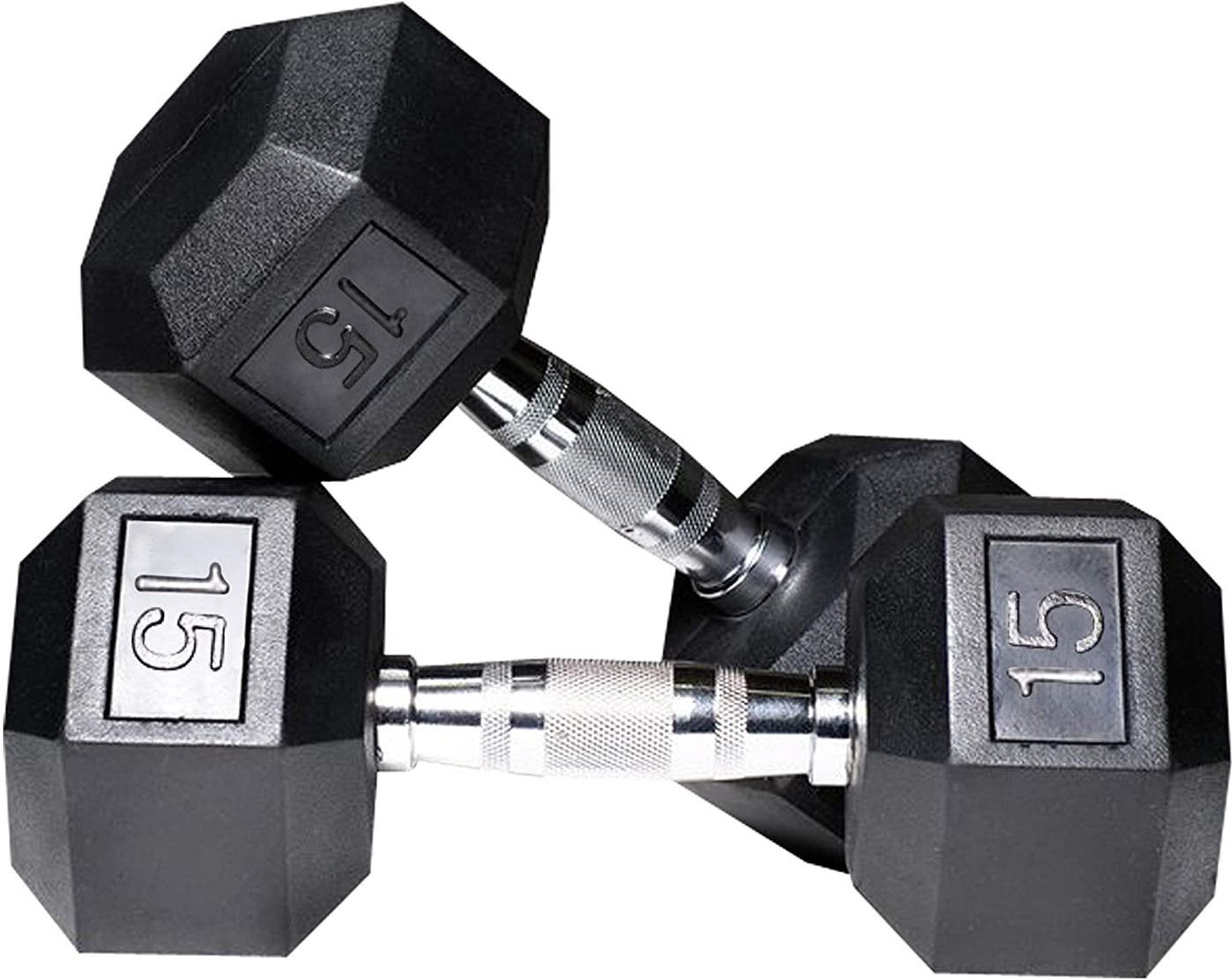 Image of Scorpion 15 kg Home Gym Dumbbell Set Fixed Weight Dumbbell