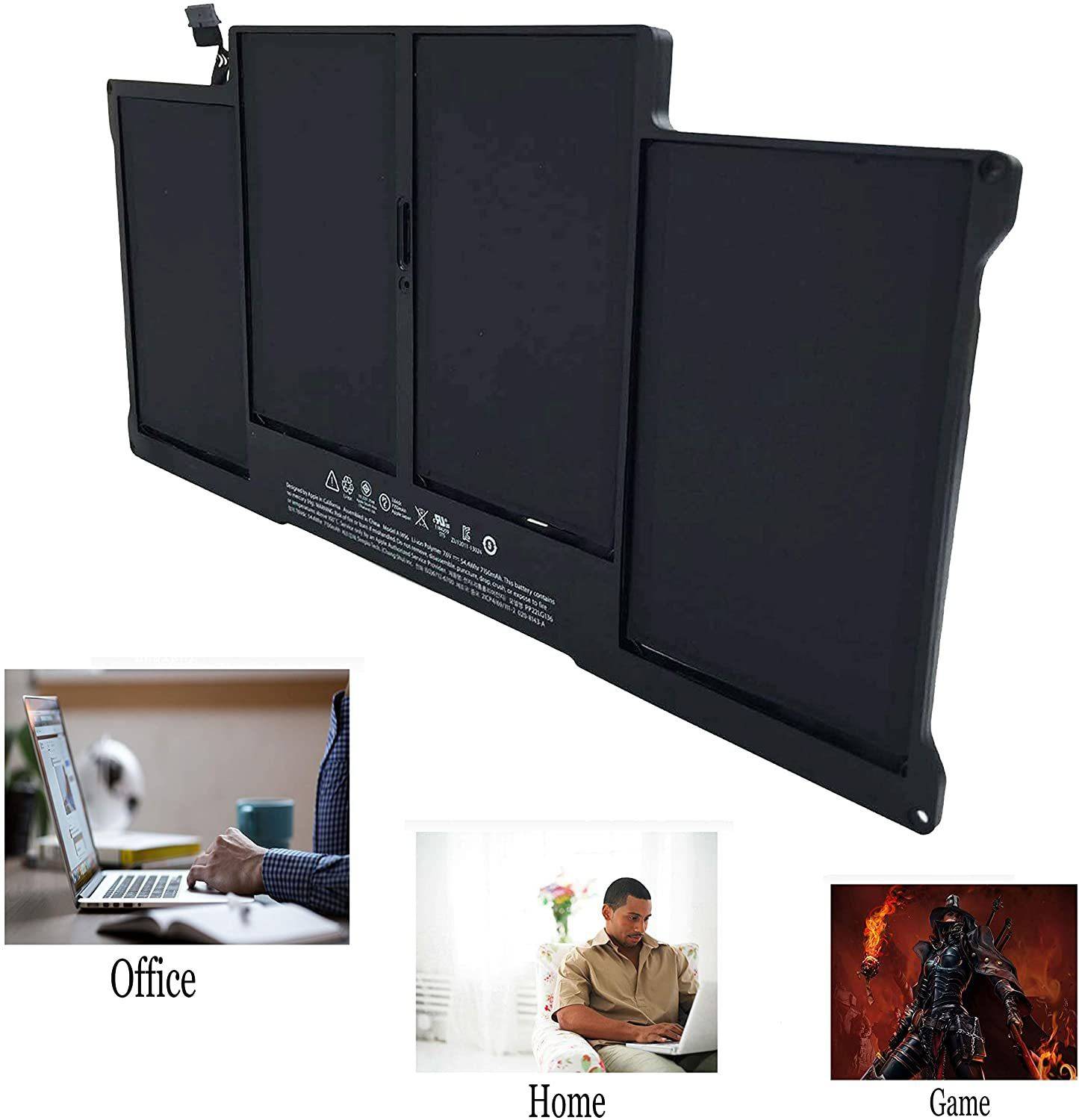 MACKTECH Laptop Battery Replacement for MacBook Air 13 inch 4 Cell