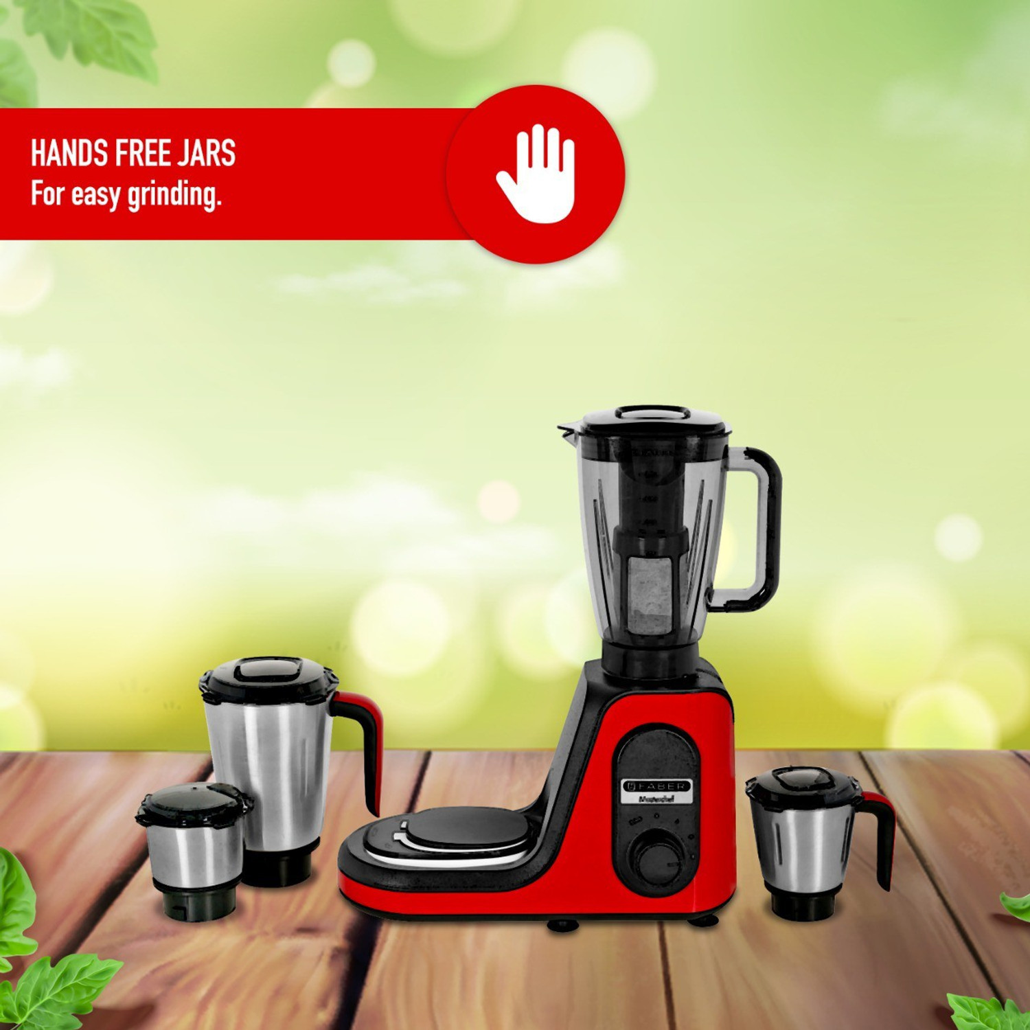 Image of FABER Master Chef 800 W Mixer Grinder