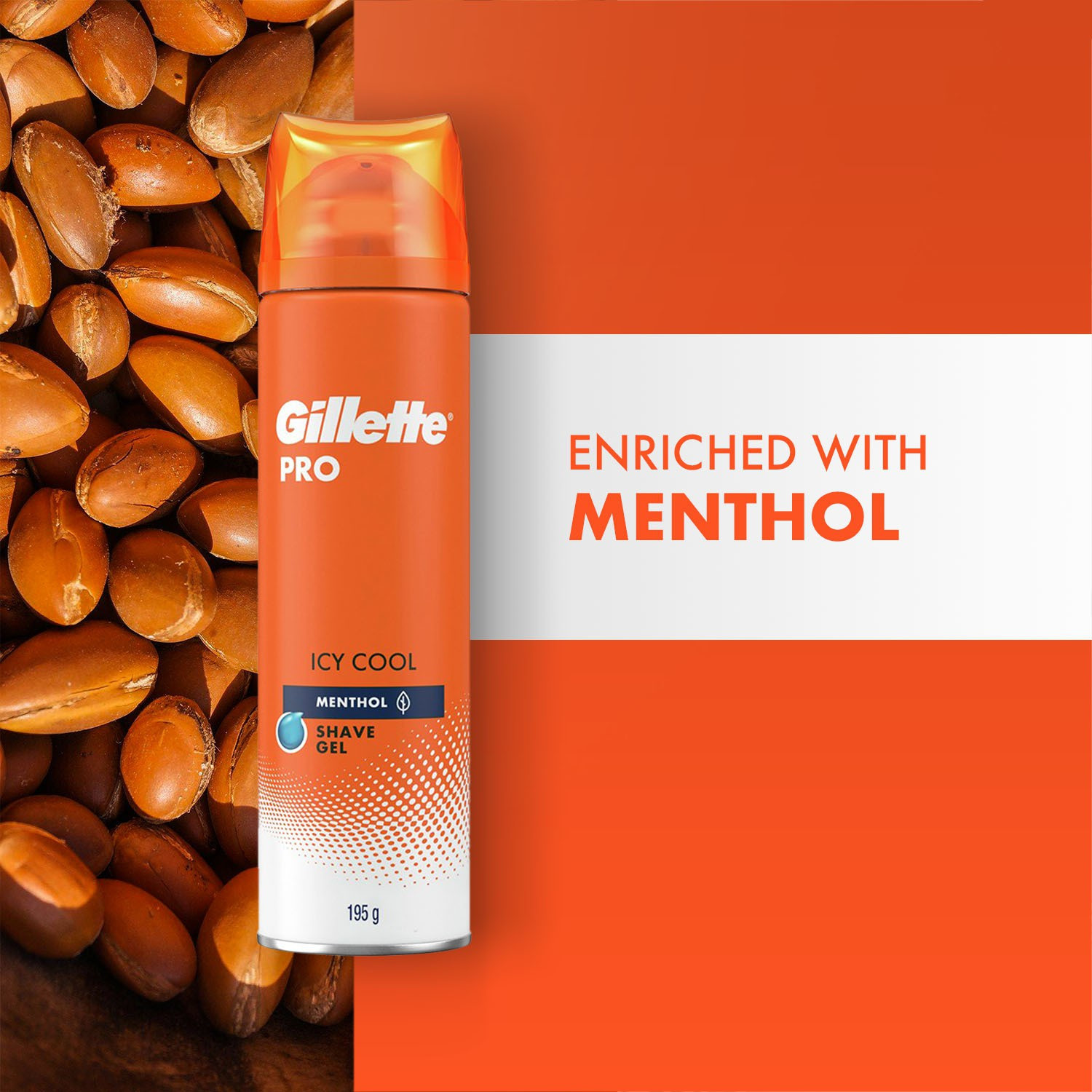 Image of Gillette Pro Shaving Gel Icy Cool With Menthol