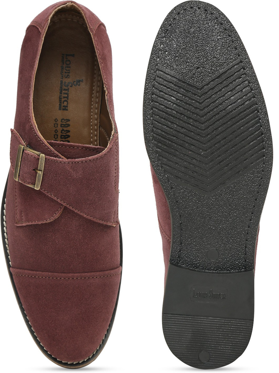 Image of LOUIS STITCH Stylish Comfortable Shoe Monk Strap For Men Casuals For Men