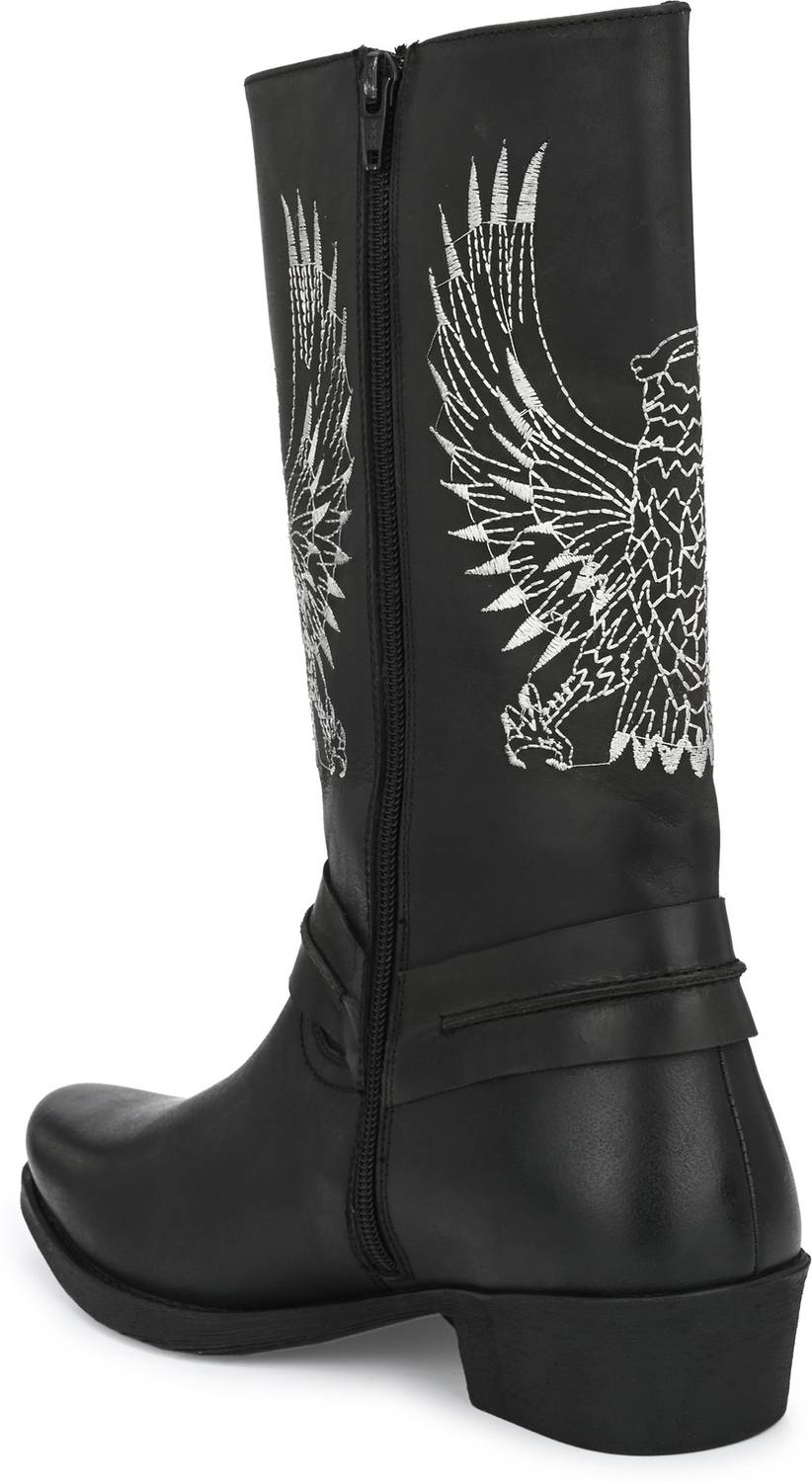Delize Men's Black Boots - Image 5