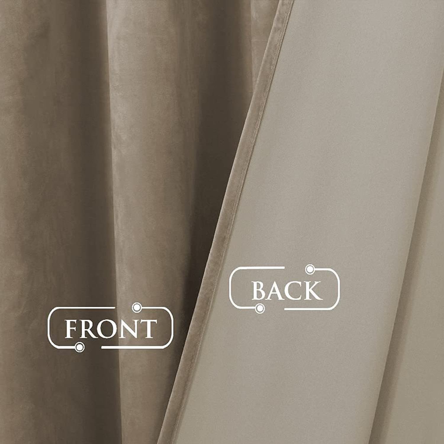Image of Linen Basics 152 cm (5 ft) Window Velvet Room Darkening Curtain Single Curtain