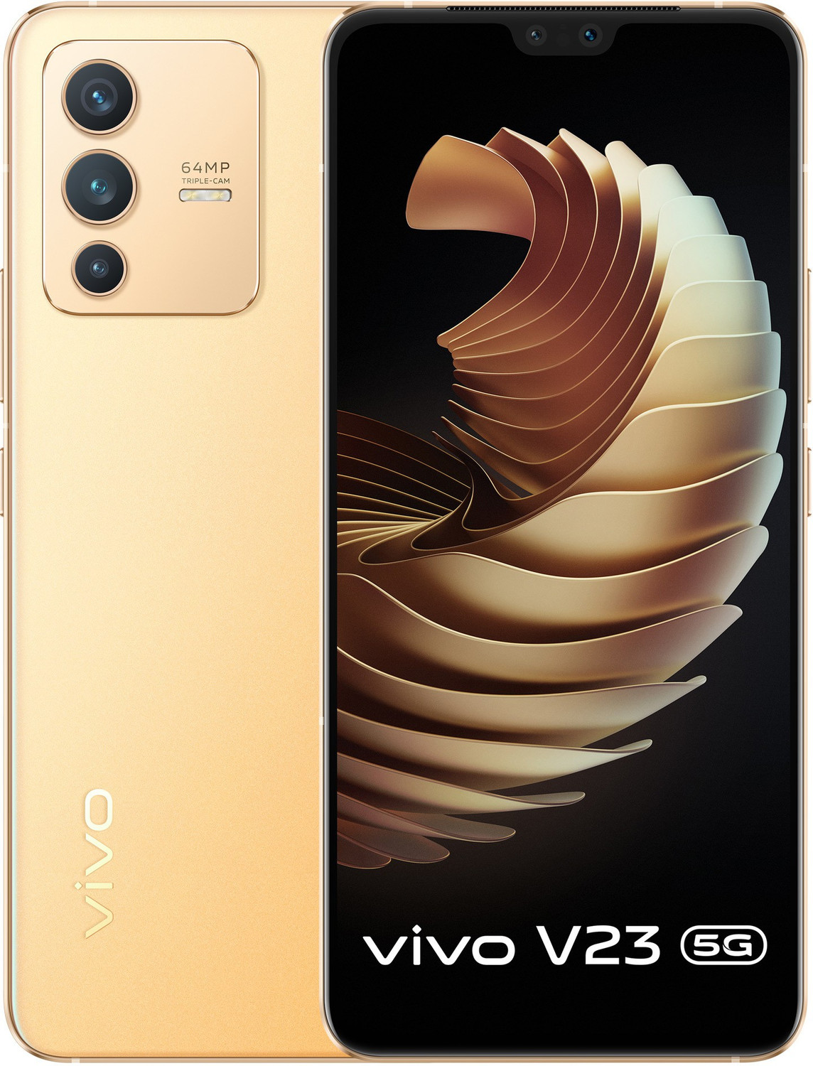 Image of vivo V23 5G (Sunshine Gold, 128 GB)