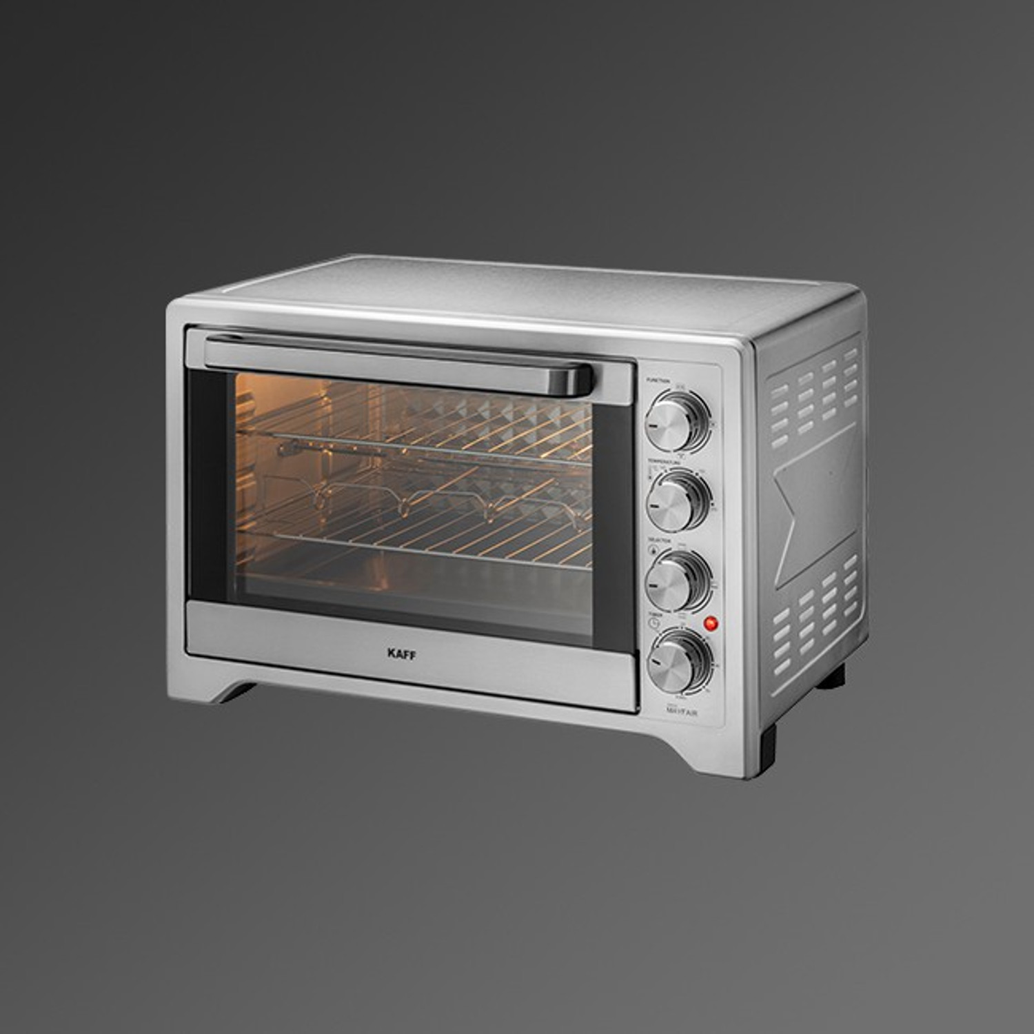 Image of KAFF APPLIANCES 45-Litre Oven Toaster Grill OTG MFOT45-SS, SILVER