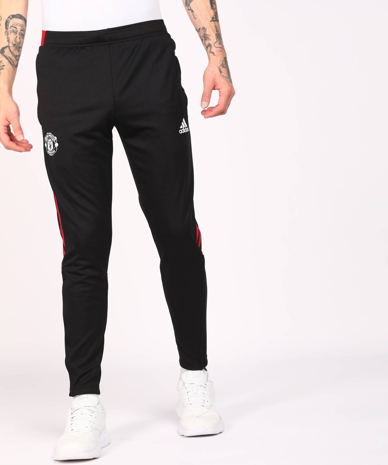 ADIDAS Solid Men Black Track Pants