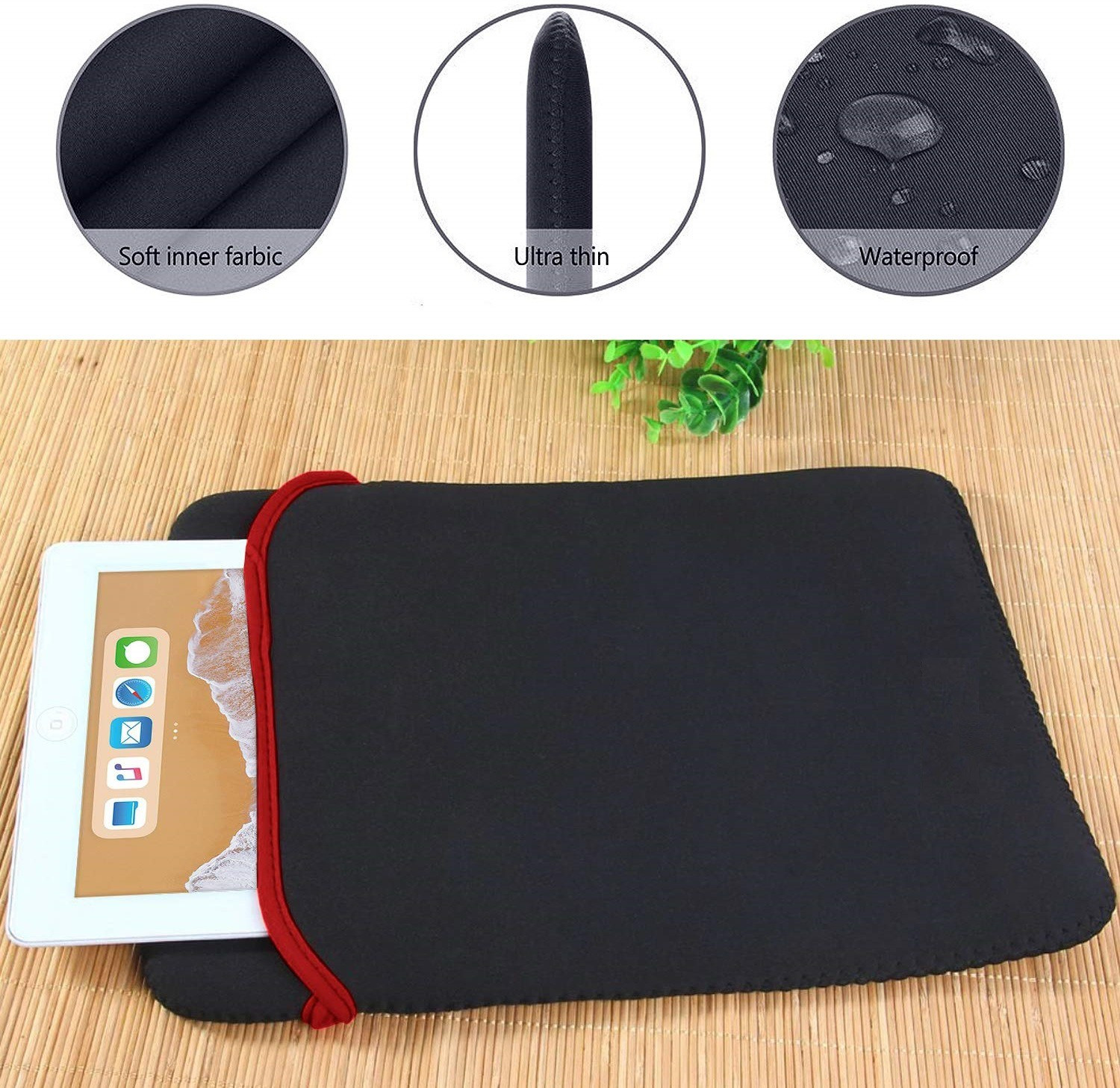 Image of VIBOTON 14 Inch Reversible Laptop Sleeve / for Laptops and MacBook, Waterproof Laptop Sleeve /Cover