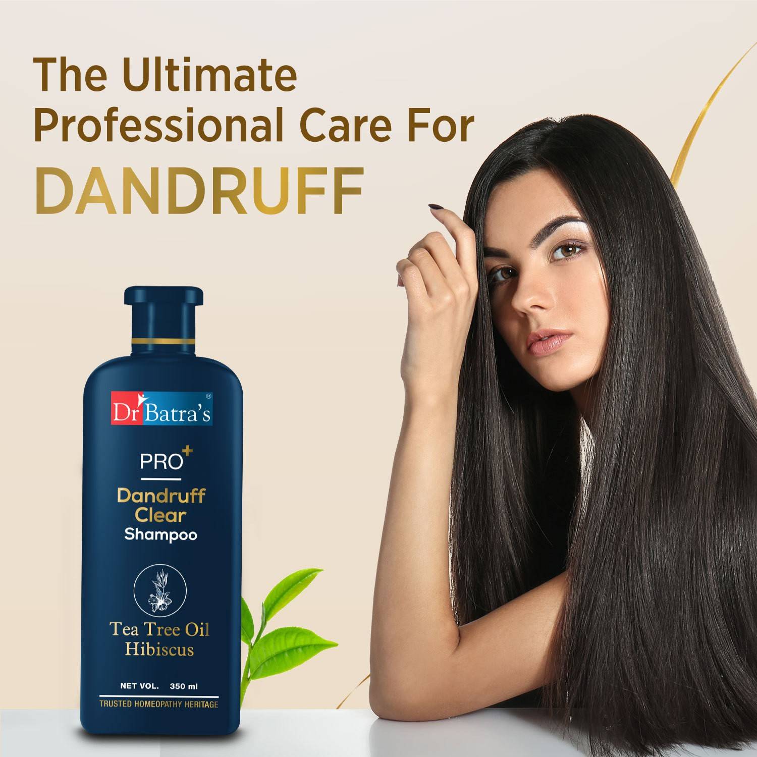 Dr Batra's PRO+ Dandruff Clear Shampoo 350ml - Image 2