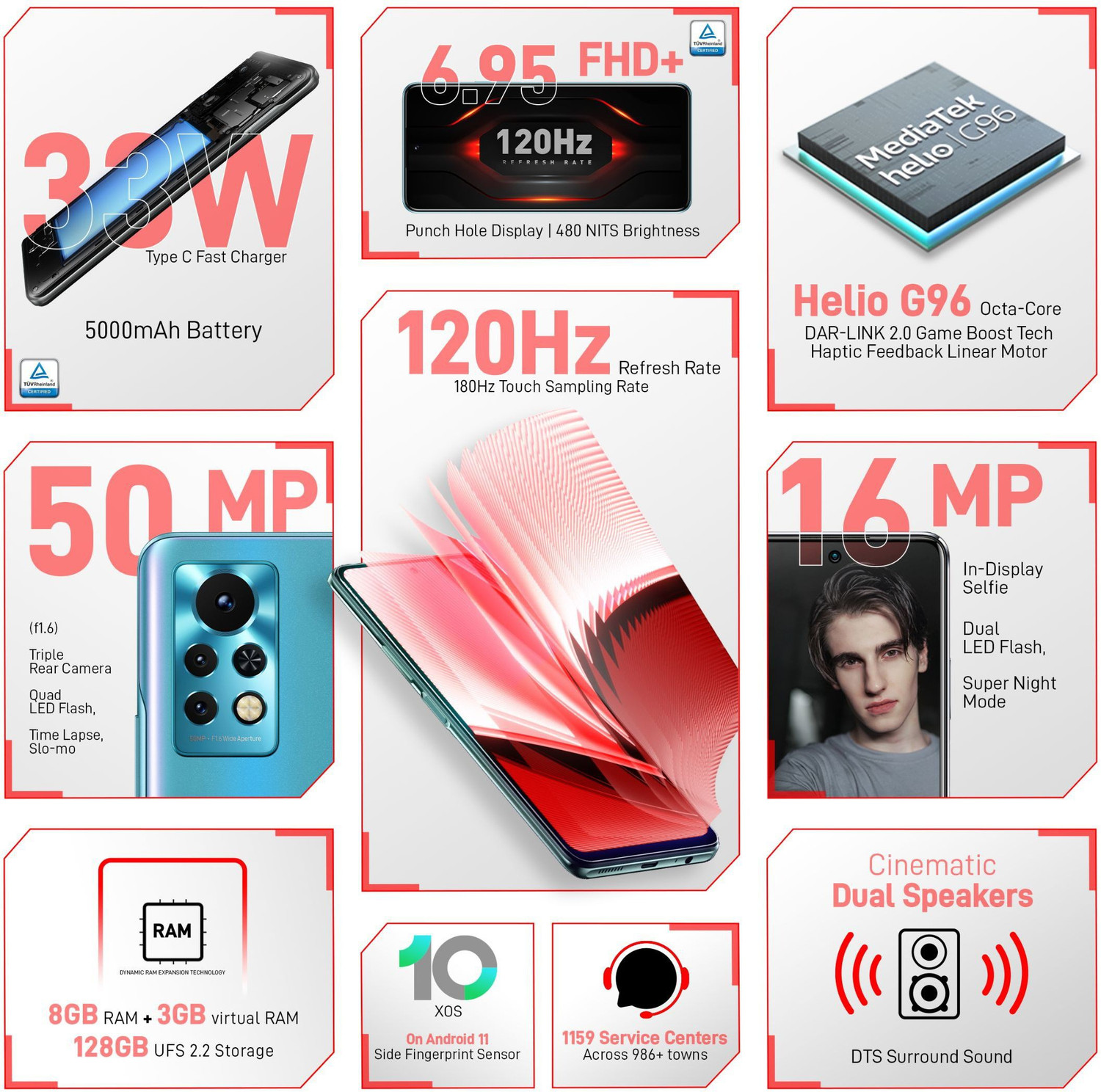 Image of Infinix Note 11s Free Fire Edition (Mithril Grey, 128 GB)