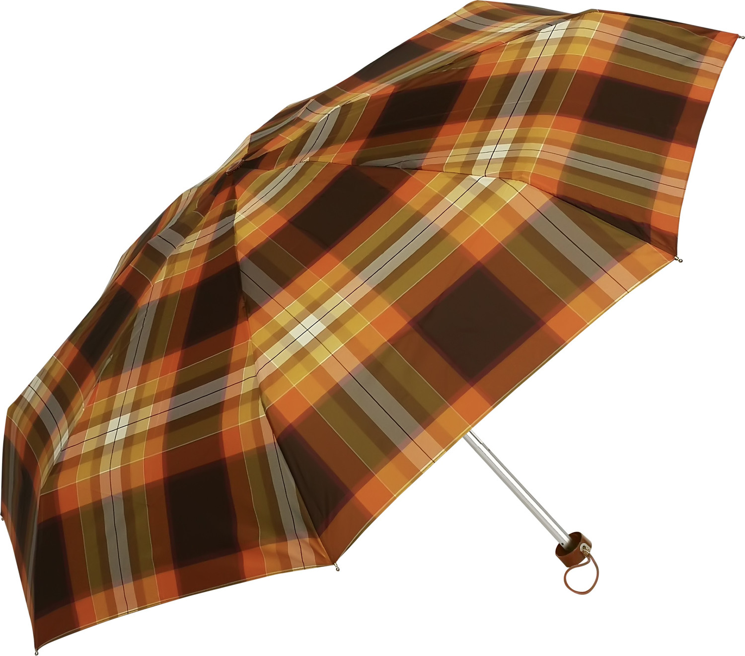 Image of Popy Nano 5-fold Check Print #7 Umbrella
