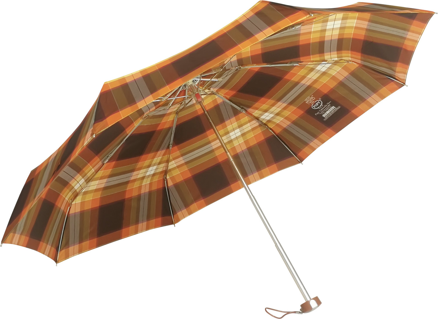 Image of Popy Nano 5-fold Check Print #7 Umbrella