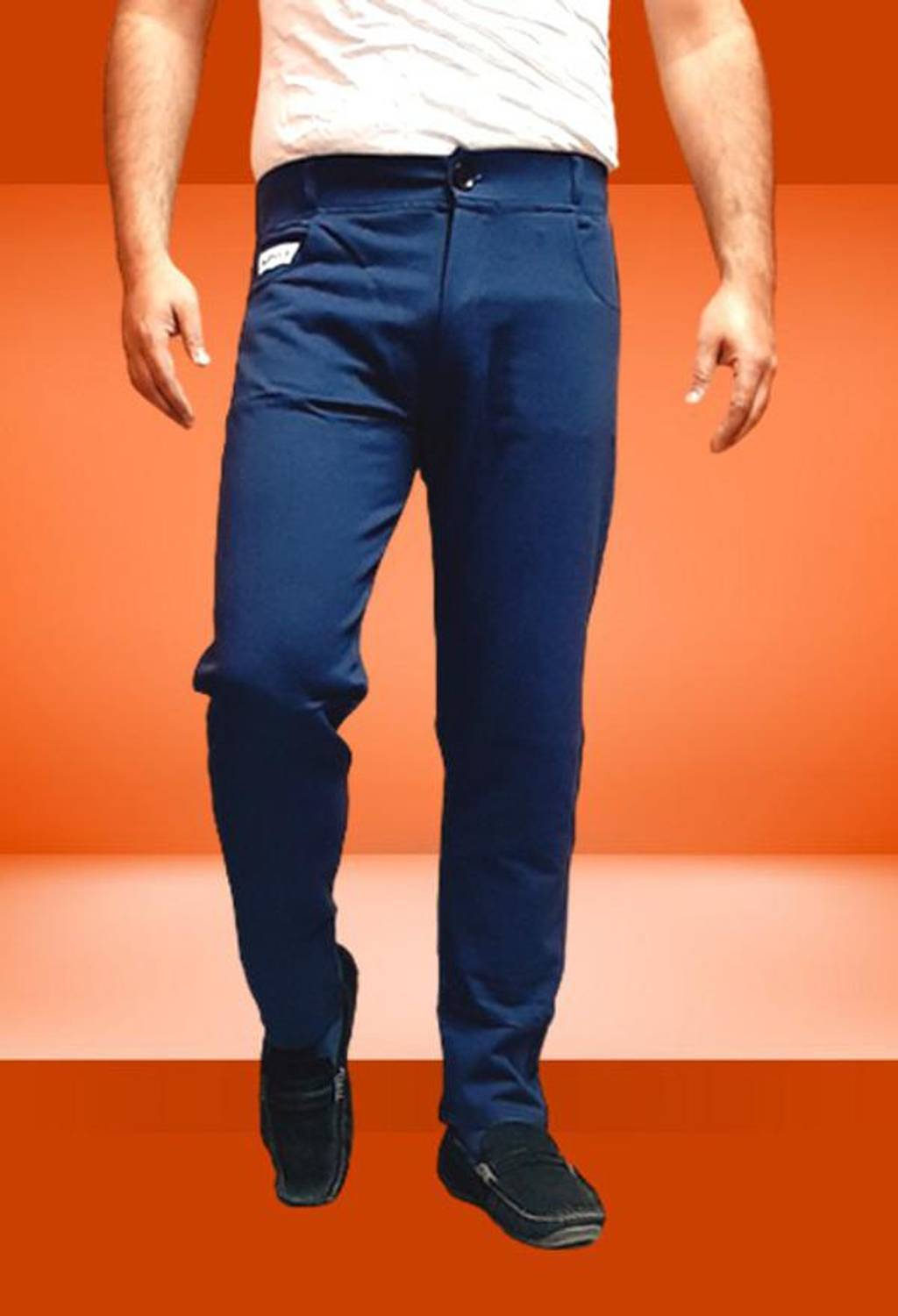 Apnafashions Solid Men Blue Track Pants