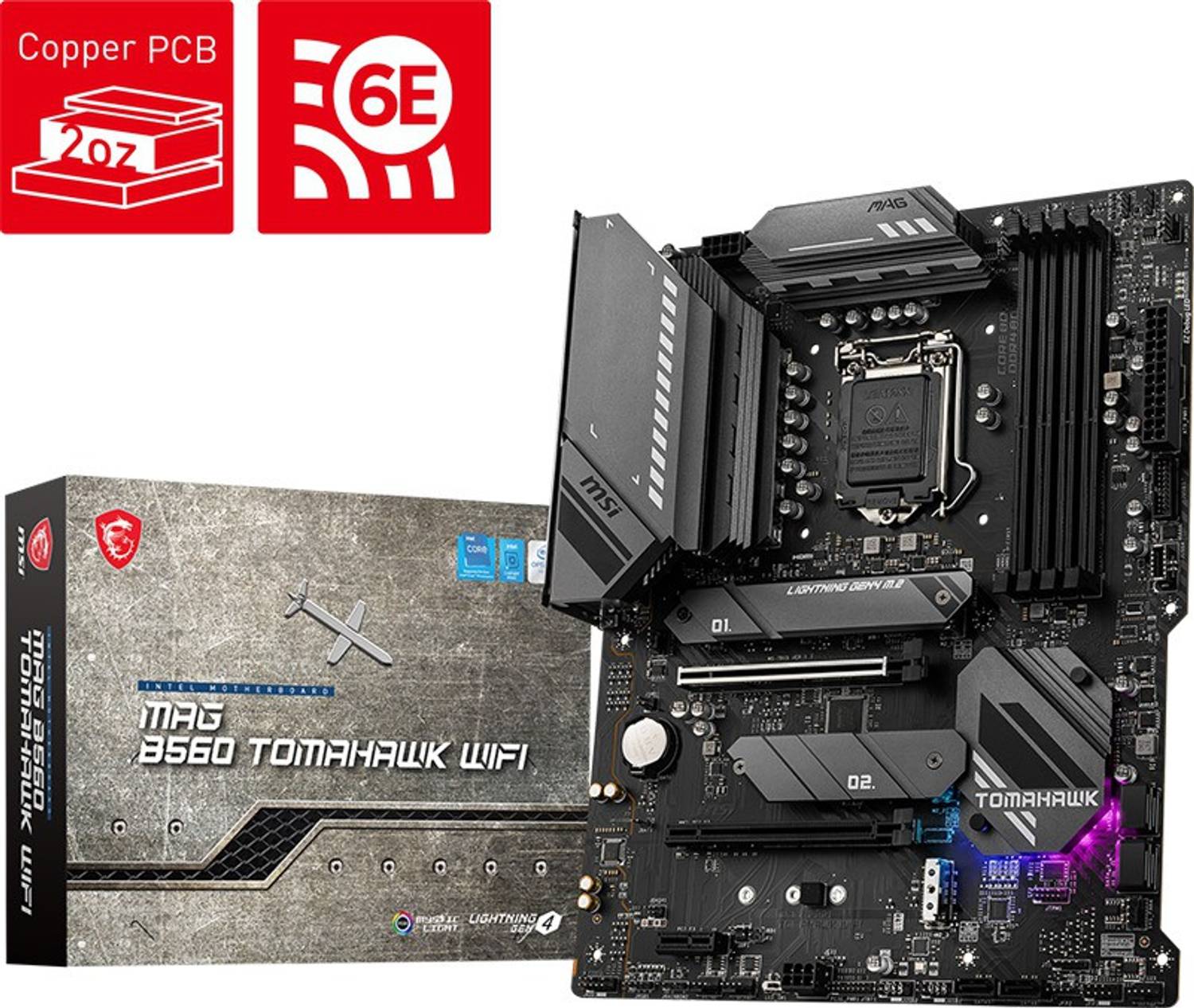 MSI MAG B660 TOMAHAWK WIFI DDR4 LGA 1700Socket ATX Intel B660