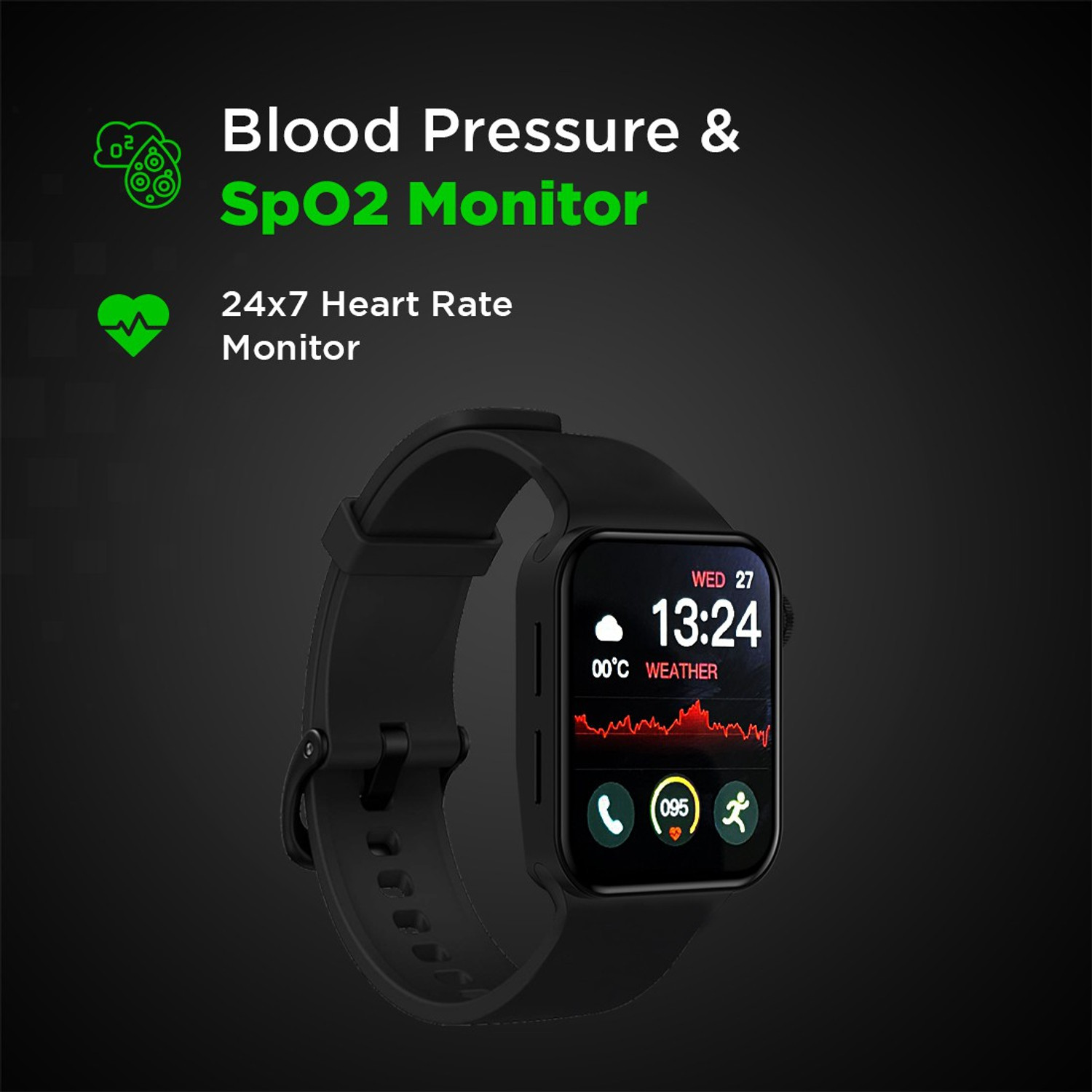 Image of I Kall W1 Smart Watch with BT Calling 1.82 Inch Display AI Voice Assistance Smartwatch