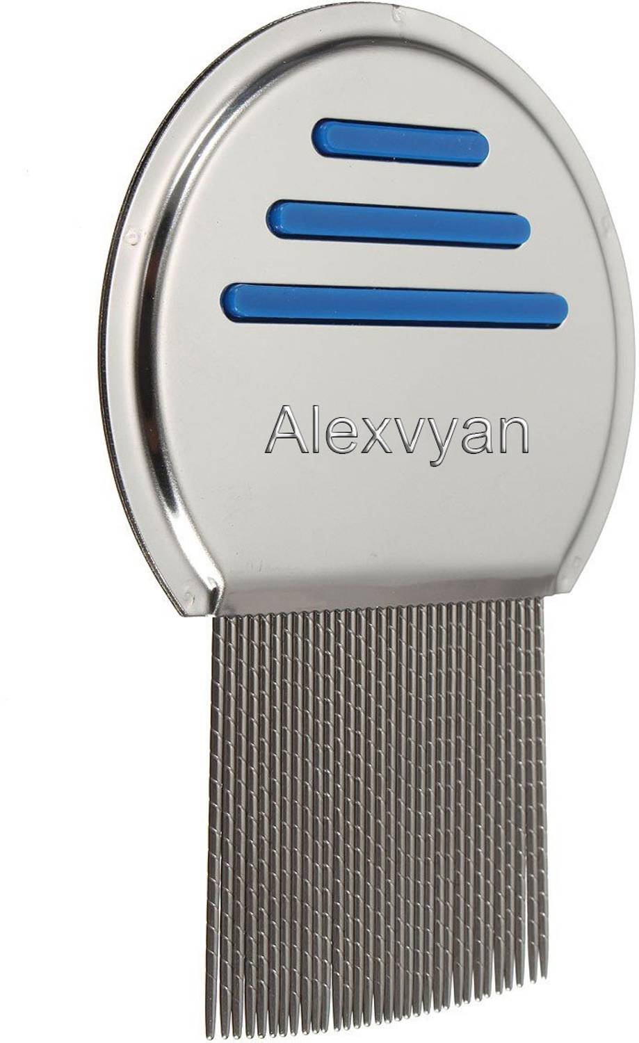 AlexVyan Lice Comb With Steel Teeth removes Lice & Nits NIT Free Hair for Human & Pet