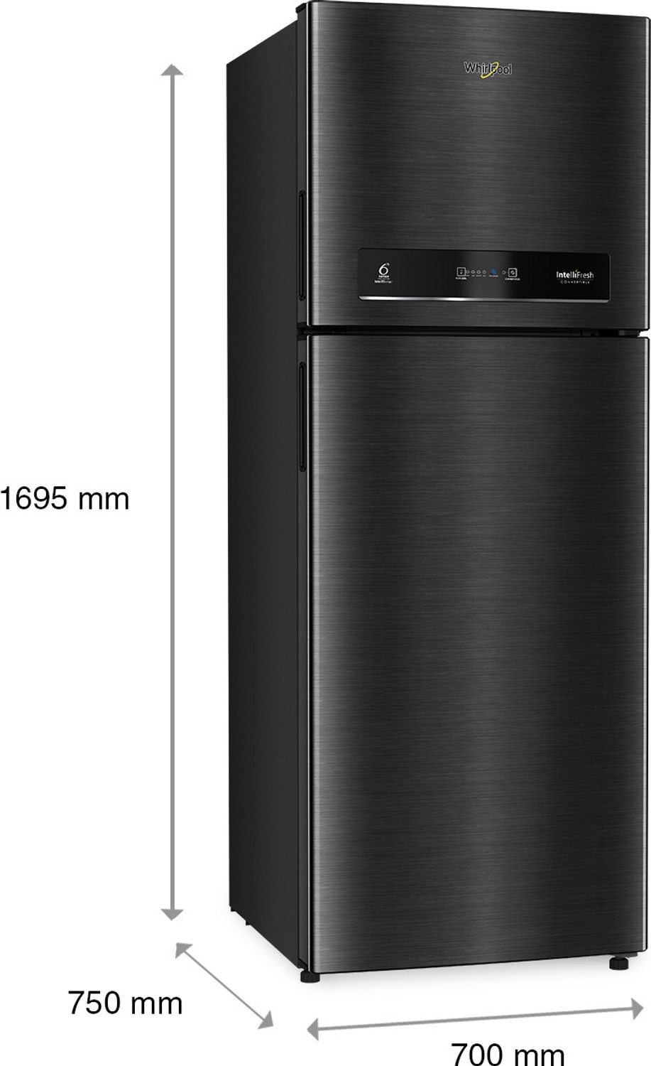 Image of Whirlpool 440 L Frost Free Double Door 3 Star Convertible Refrigerator