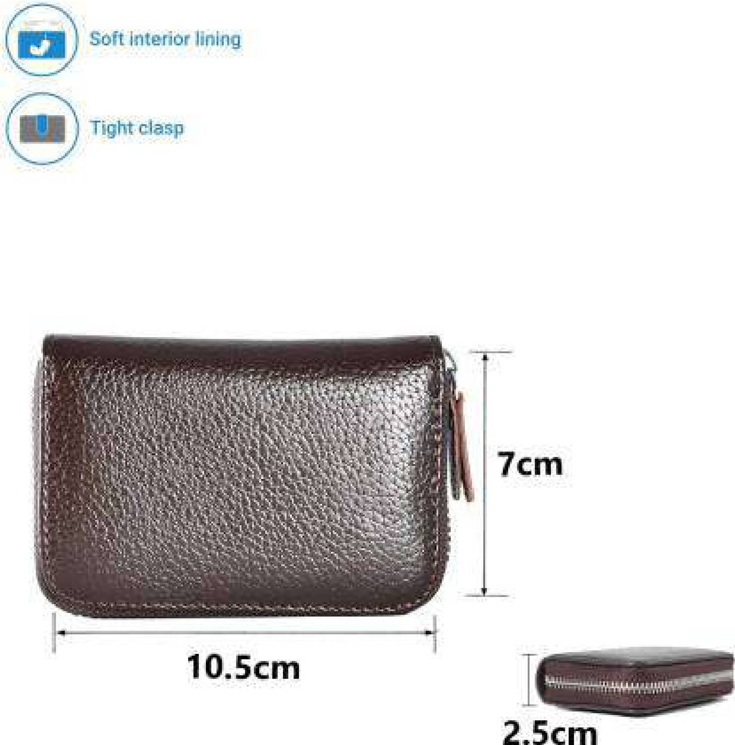 Belton Men & Women Black Artificial Leather Card Holder