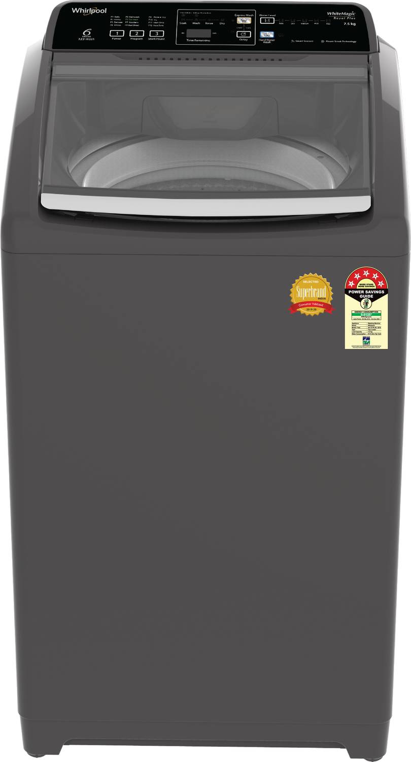 Whirlpool 7.5 kg 5 Star, Hard Water wash Fully Automatic Top Load