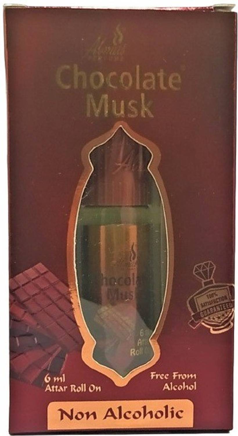 Almas BRAND 100% ORIGINAL (CHOCOLATE MUSK) GREAT FRAGRANCE LONG-LASTING (UNISEX) 6ML Floral Attar