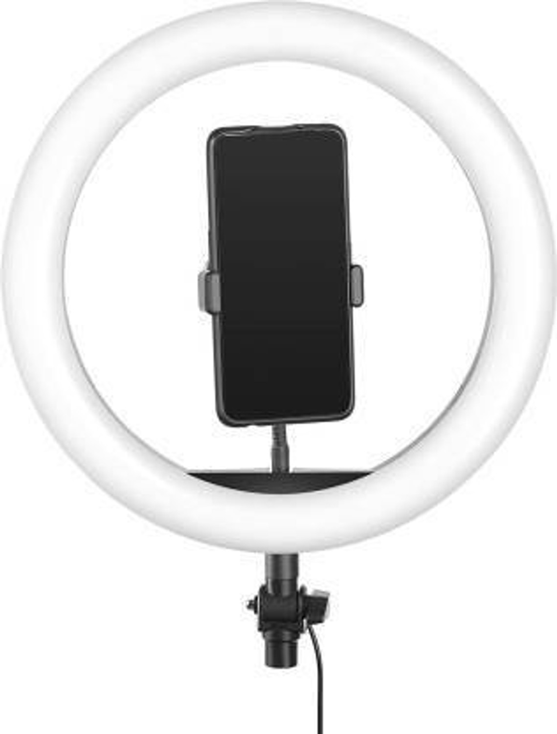 Image of ZOPHORUS Premium 6.9 inch feet (210cm) Strong Metal Tripod With 10 inch 3 Modes LED Ring Flash