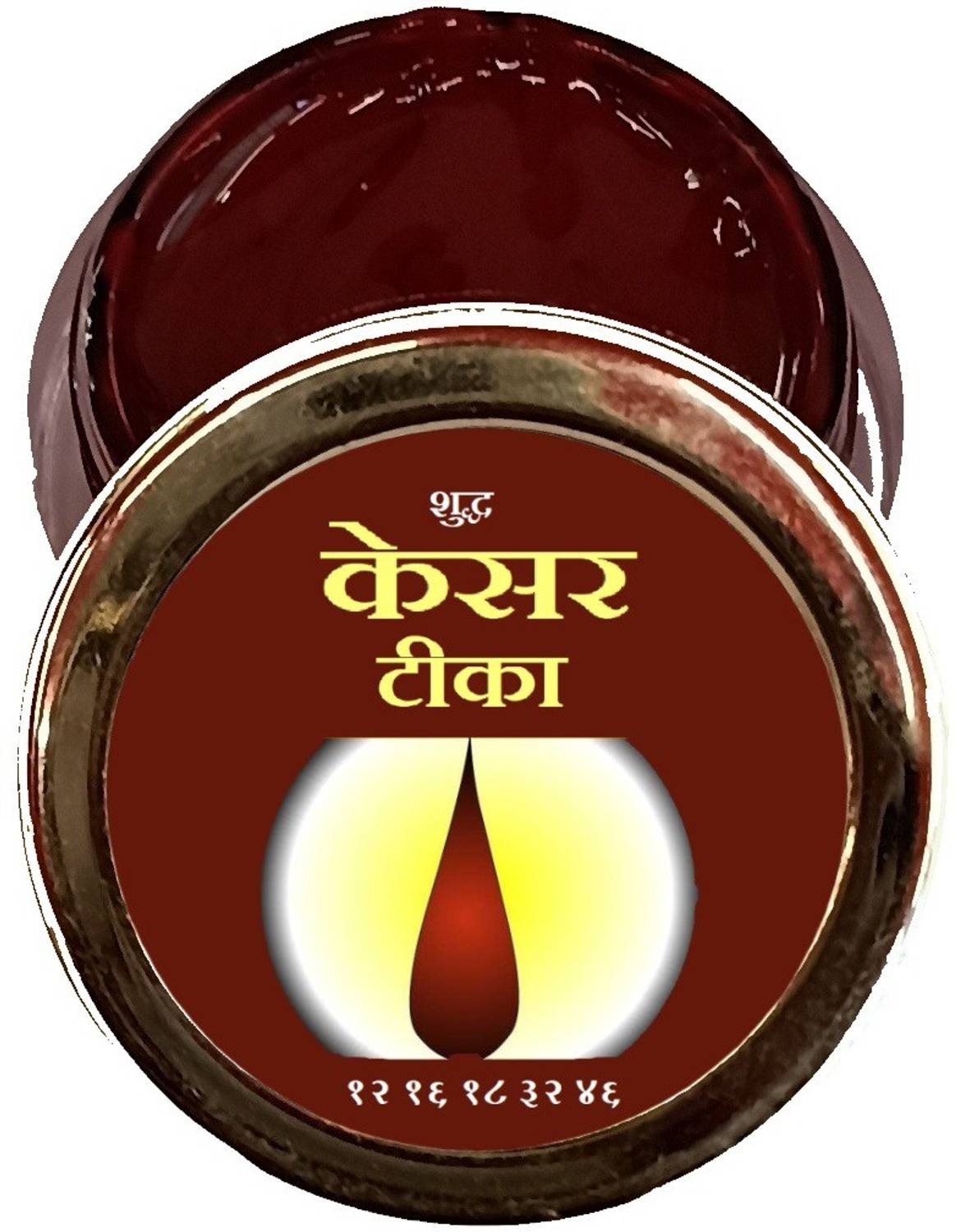 Ame Collection KESAR CHANDAN TIKA MADE WIITH PURE KESAR & PREPARE WITH SPIRITUAL