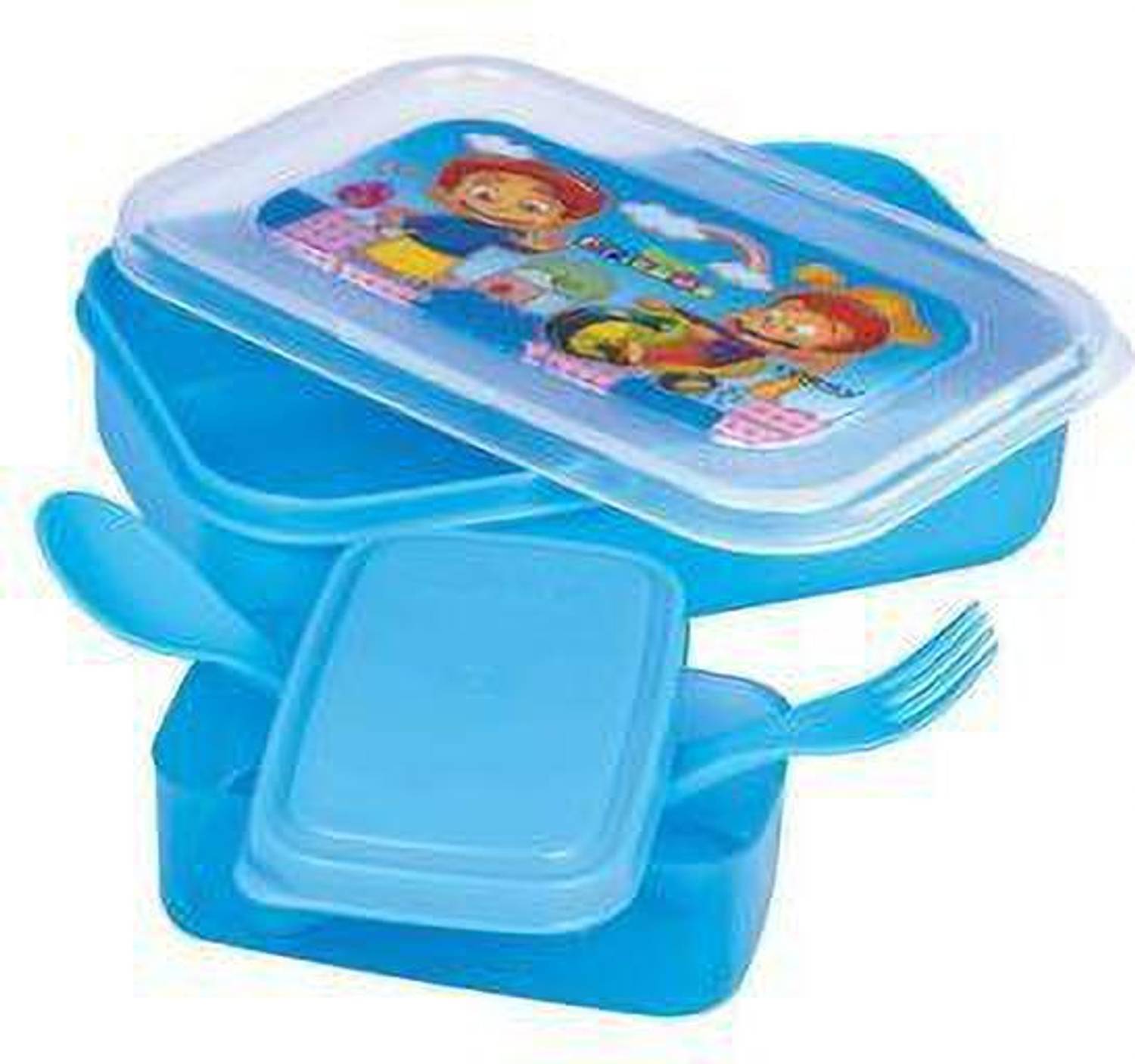carry PORTABLE CARTOON PRINTED LUNCH BOX FOR KIDS 1 Containers Plastic Office Lunch Box