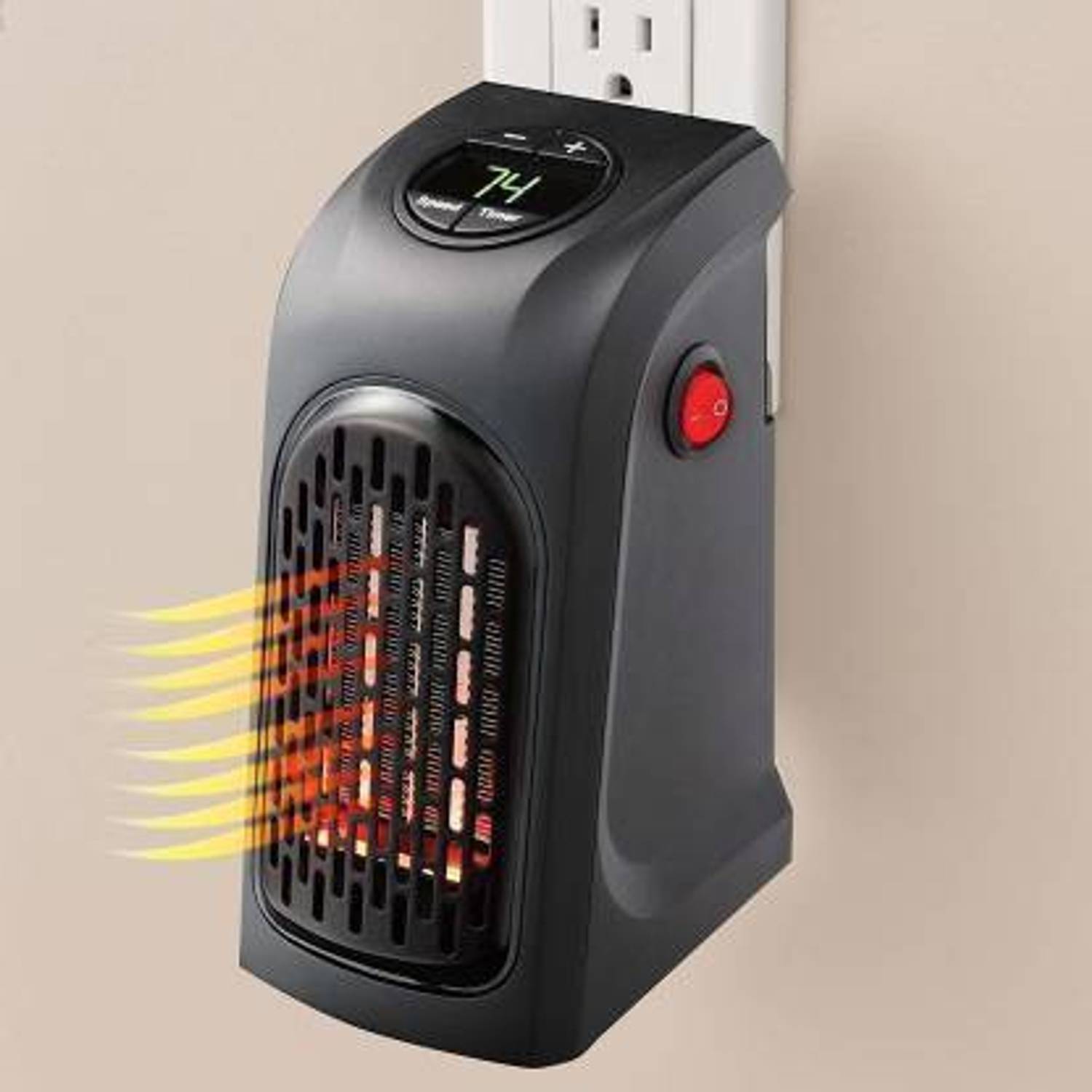 TRIVYOM Mini Electric Portable Heater For Room Plastic and Metal