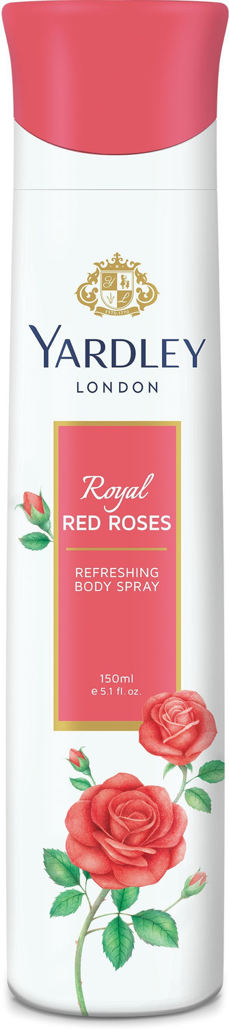 Image of Yardley London Red Roses Body Spray - For Women
