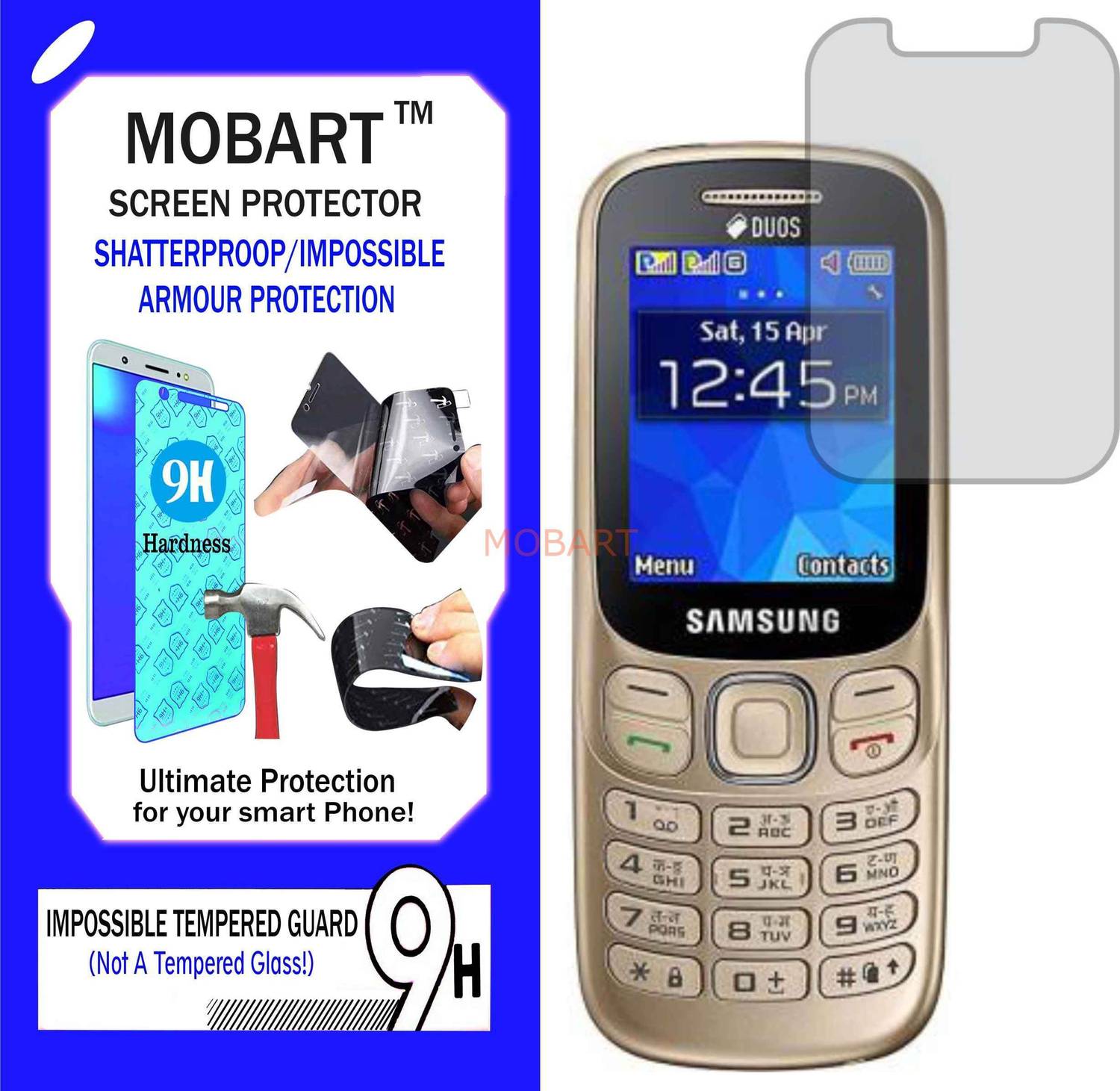MOBART Impossible Screen Guard for SAMSUNG GALAXY METRO B313 (Pac