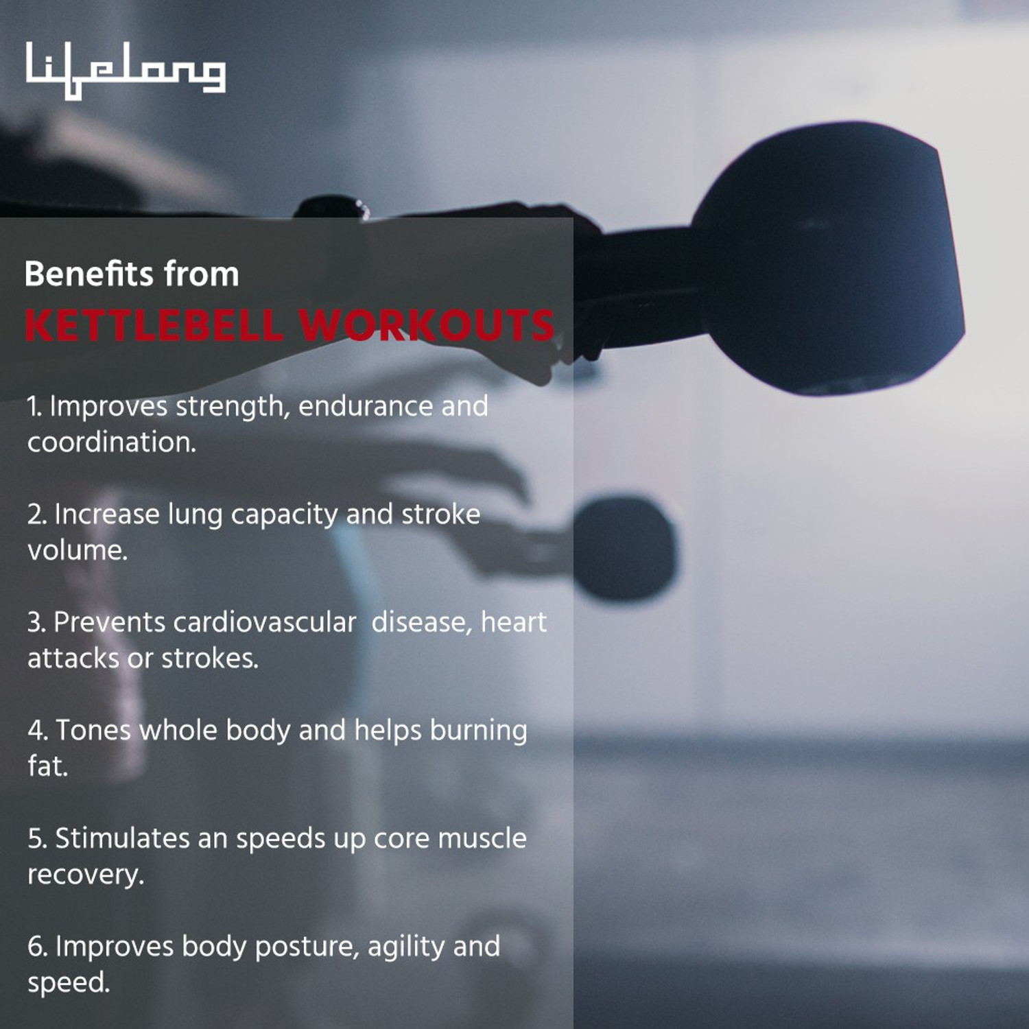 Image of Lifelong Neoprene Cast Iron Kettlebell (Pack of 1 ) Black Kettlebell