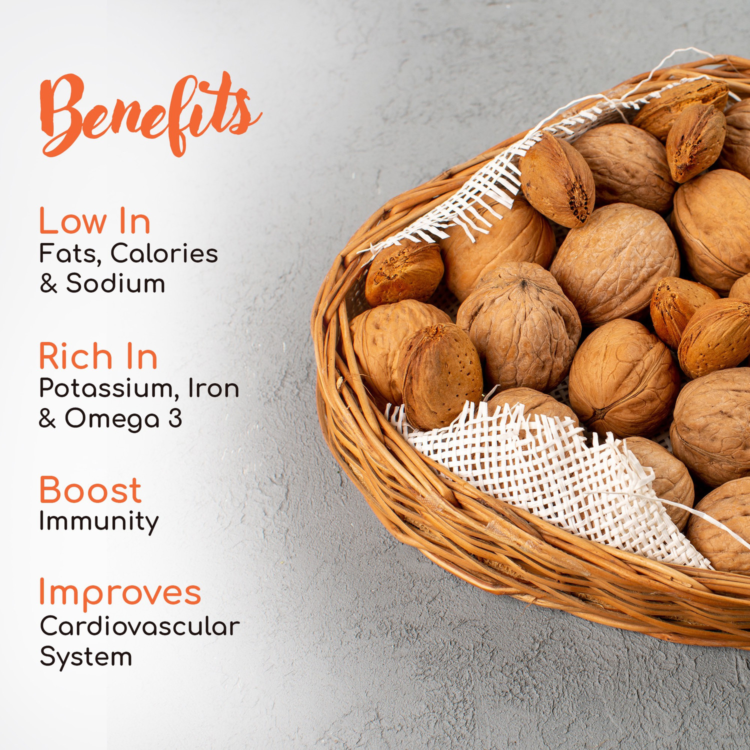 Image of Ziofit Dry Fruits Californian Inshell Walnuts