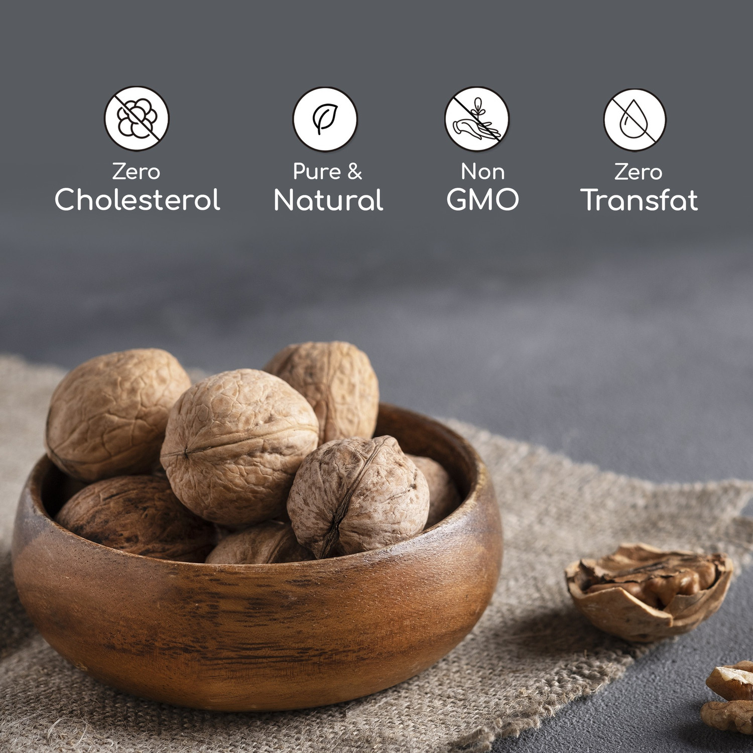 Image of Ziofit Dry Fruits Californian Inshell Walnuts