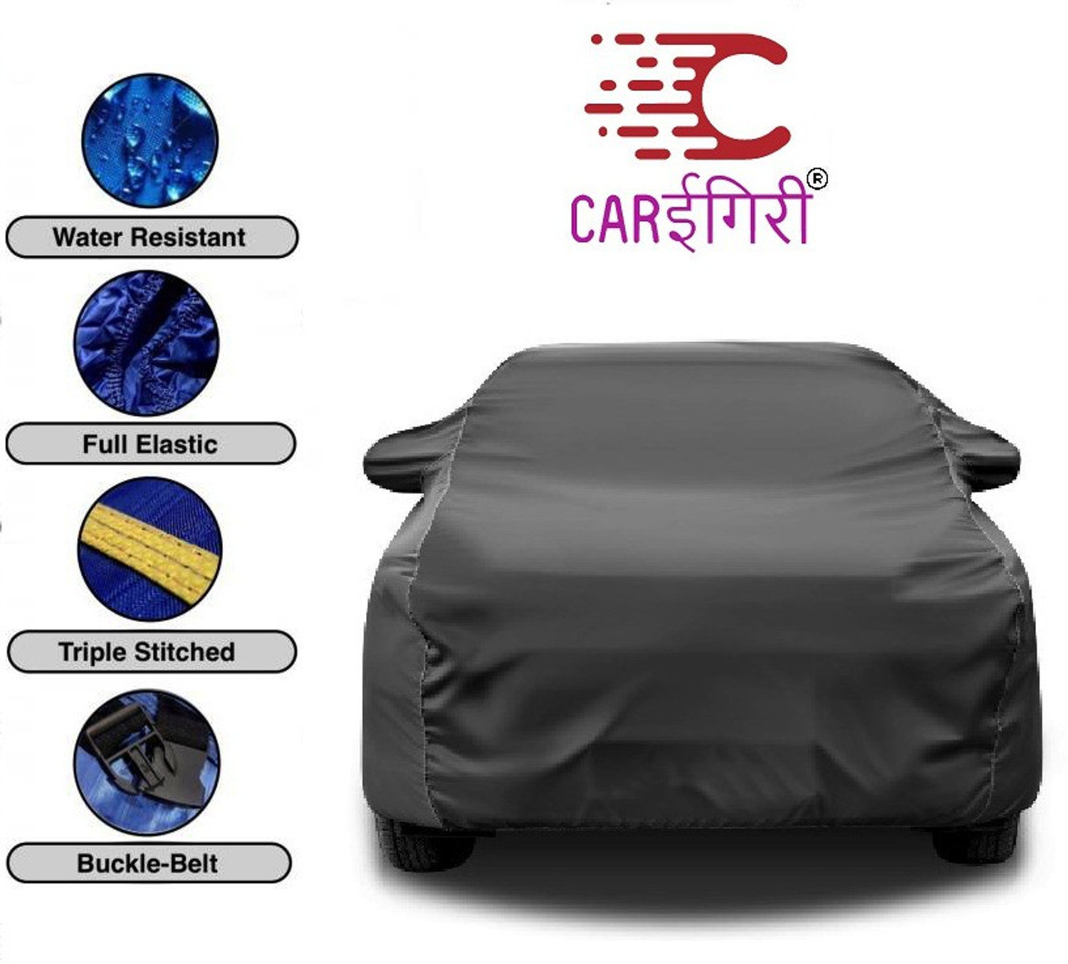 Image of Carigiri Car Cover For Maruti Alto K10 (With Mirror Pockets)