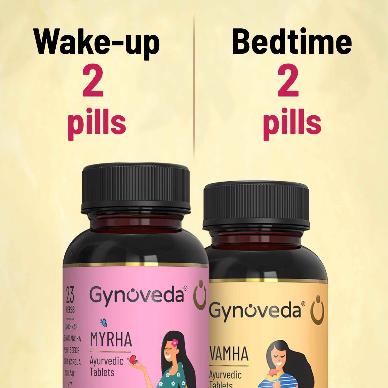 Image of Gynoveda PCOS, PCOD With Delayed Periods Ayurvedic Tablets, Treat Root Cause 720 Tablets