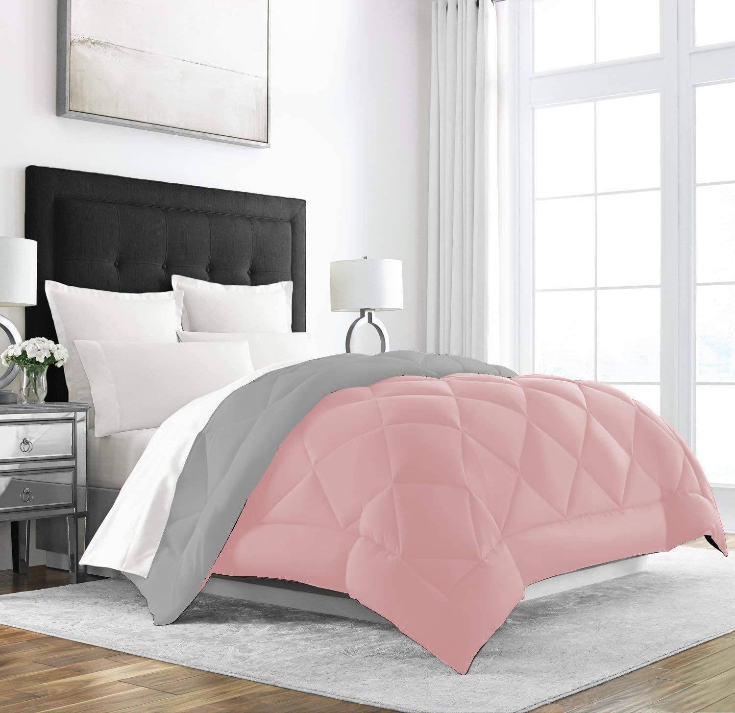 BAZKU Checkered Single Comforter for Heavy Winter