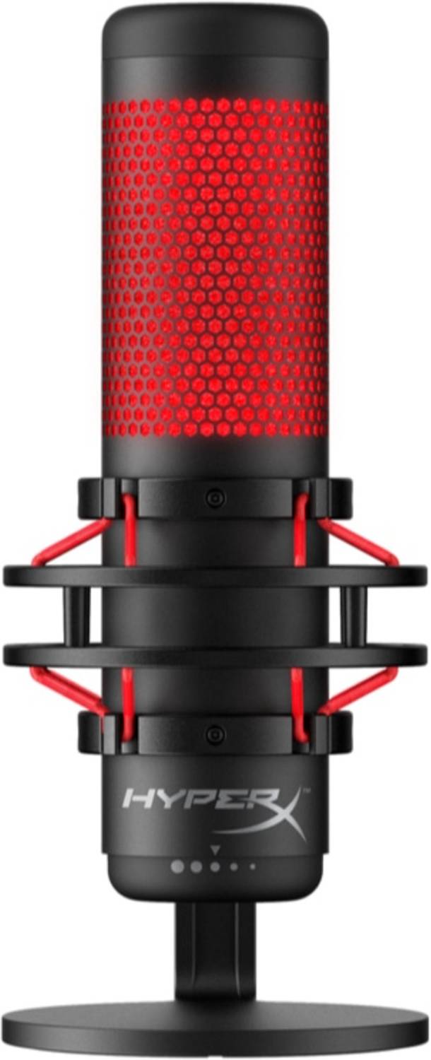 HyperX QuadCast - USB Condenser Gaming Microphone for PC, PS4,Red