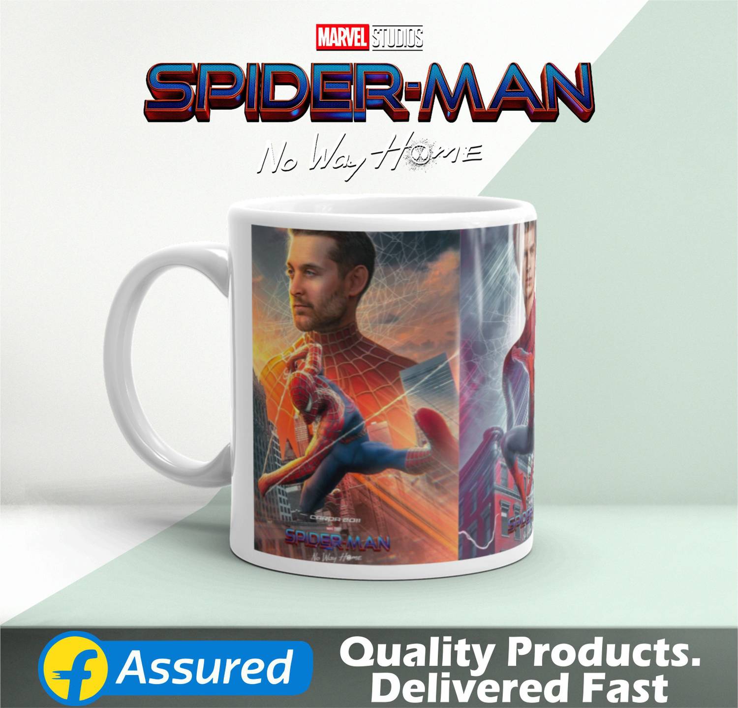 Artgenics Spiderman No Way Home Designing Ceramic Coffee 325ml. Ceramic Coffee Mug