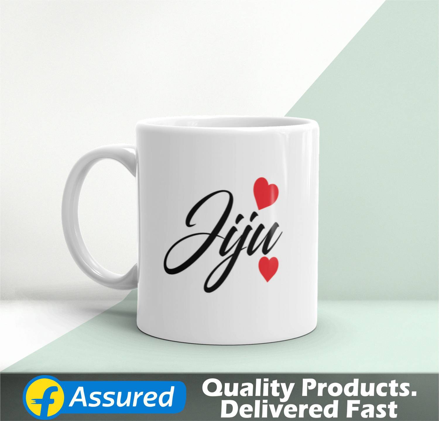 Artgenics JIJU Heart. A1. Ceramis Coffee 320ml Ceramic Coffee Mug