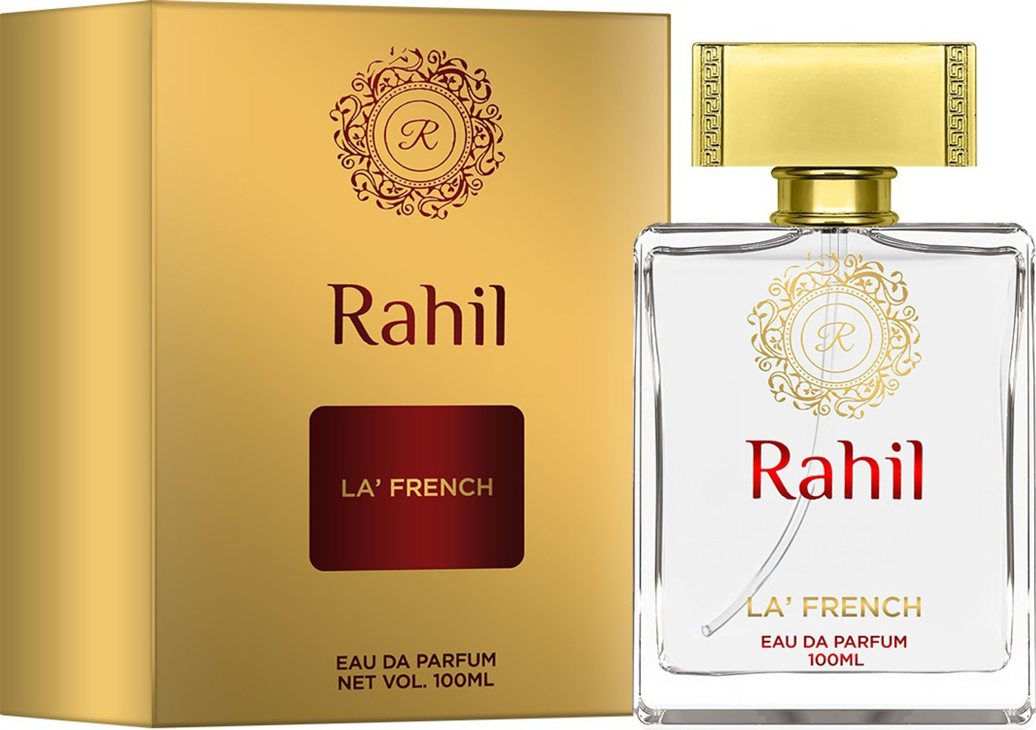 Image of La French Rahil Parfum, with Long Lasting Fragrances, 100ml, For- Men and Women Eau de Parfum - 100 ml