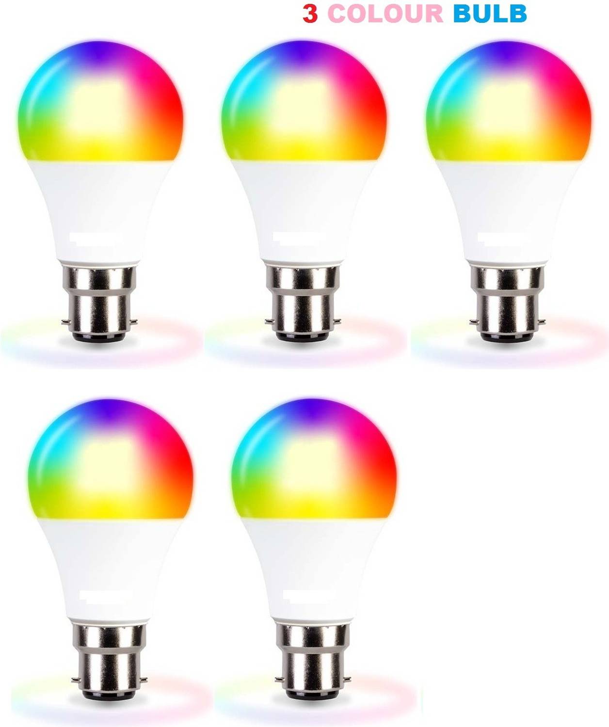 AMYSTY 9 W Basic Round B22 LED Bulb