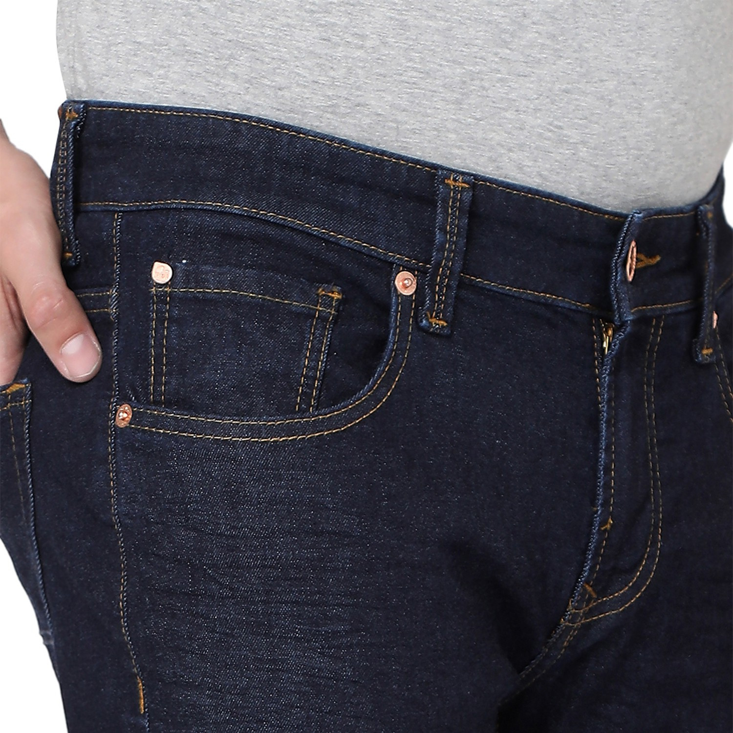 Image of Spykar Slim Men Blue Jeans