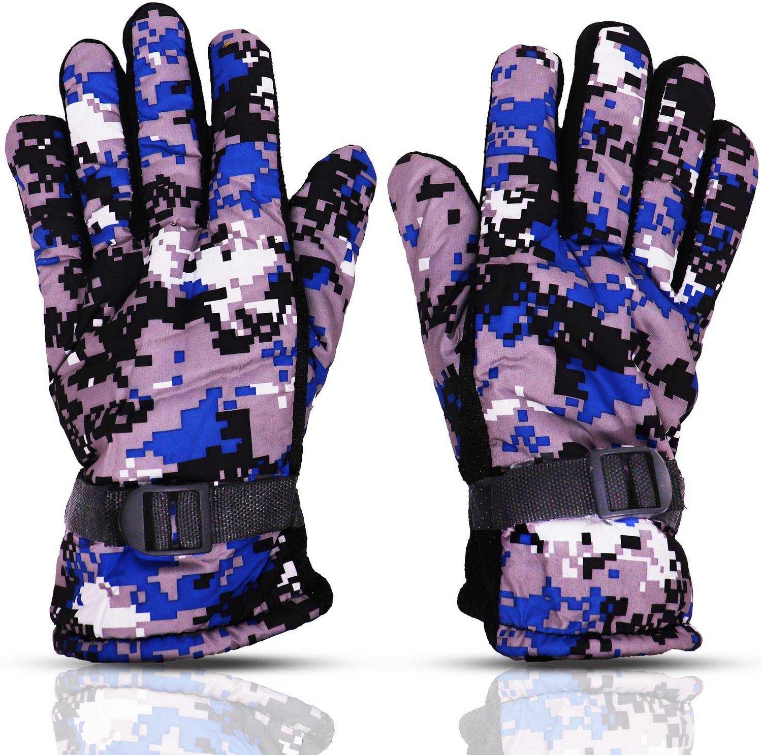Aseenaa Winter Hand Gloves Foji For Bike Riding For Boys & Men | Color : Blue Driving Gloves