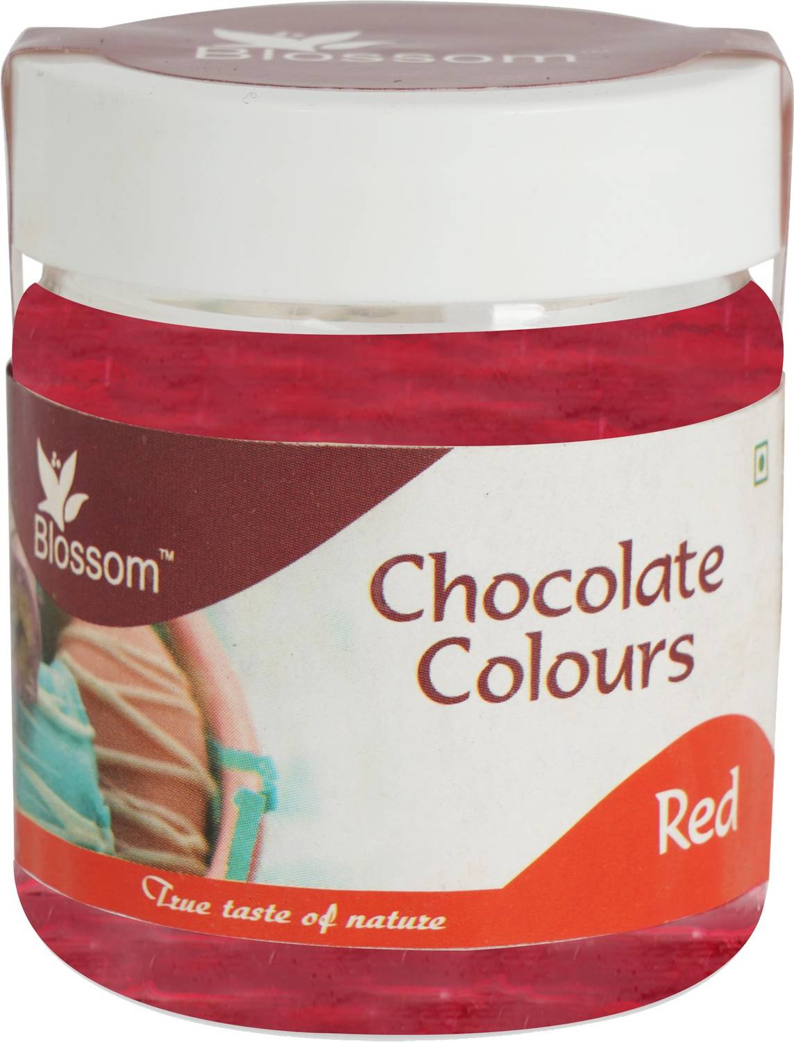 BLOSSOM Chocolate Color Powder for Coloring Cake Chocolate - Red Topping