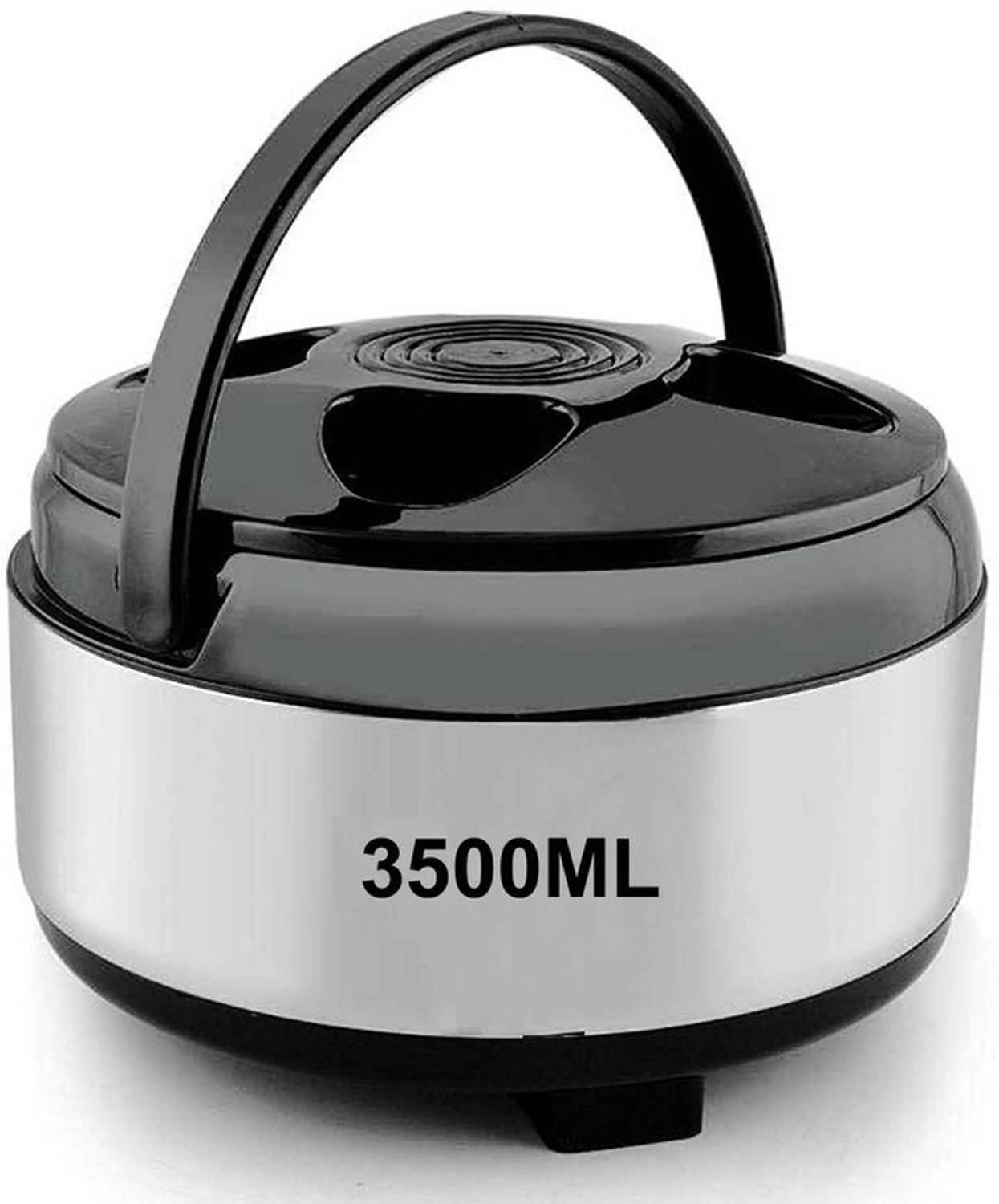 PEXMON 3500ML Silver Stainless Steel Casserole - Image 3